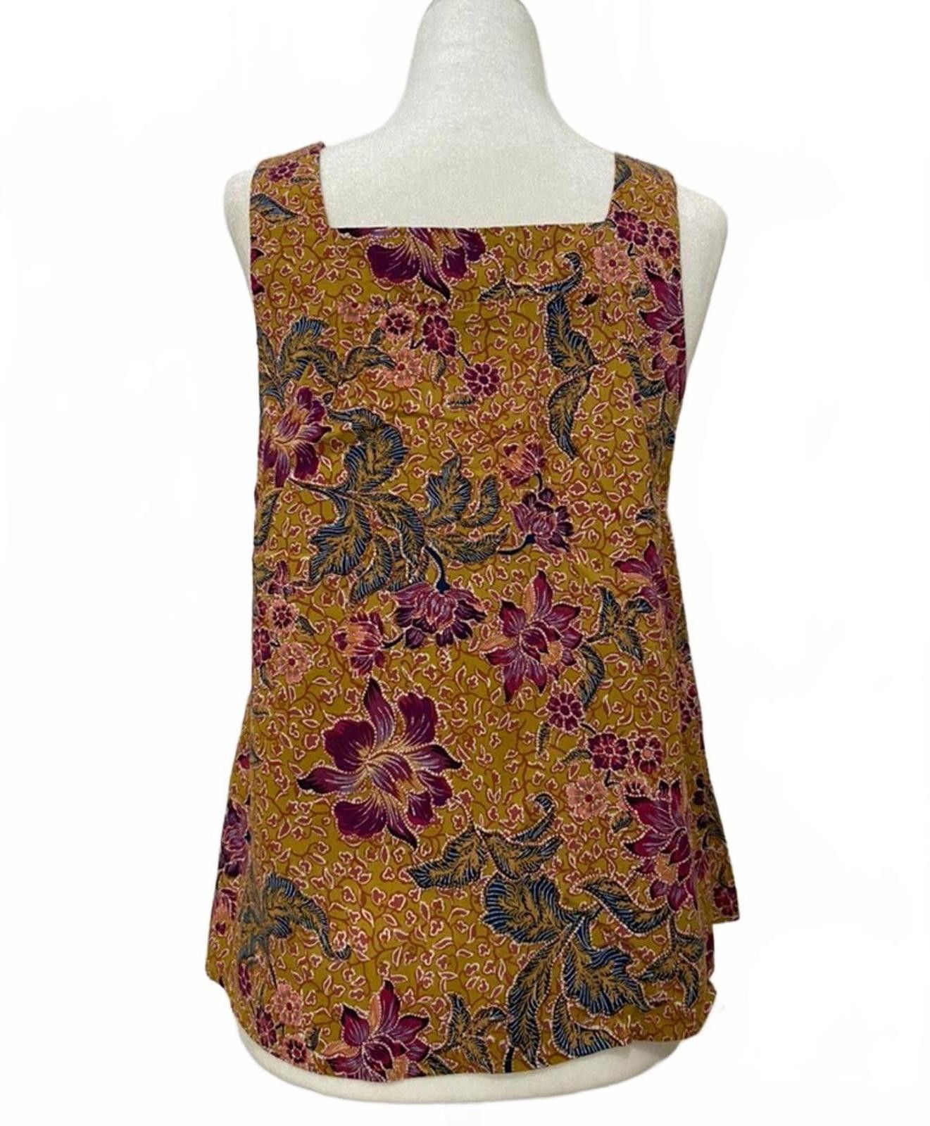 Other PETAL & PUP Flowy Floral Top in Mustard Yellow (SMALL) Size S / US 4 / IT 40 - 3 Thumbnail