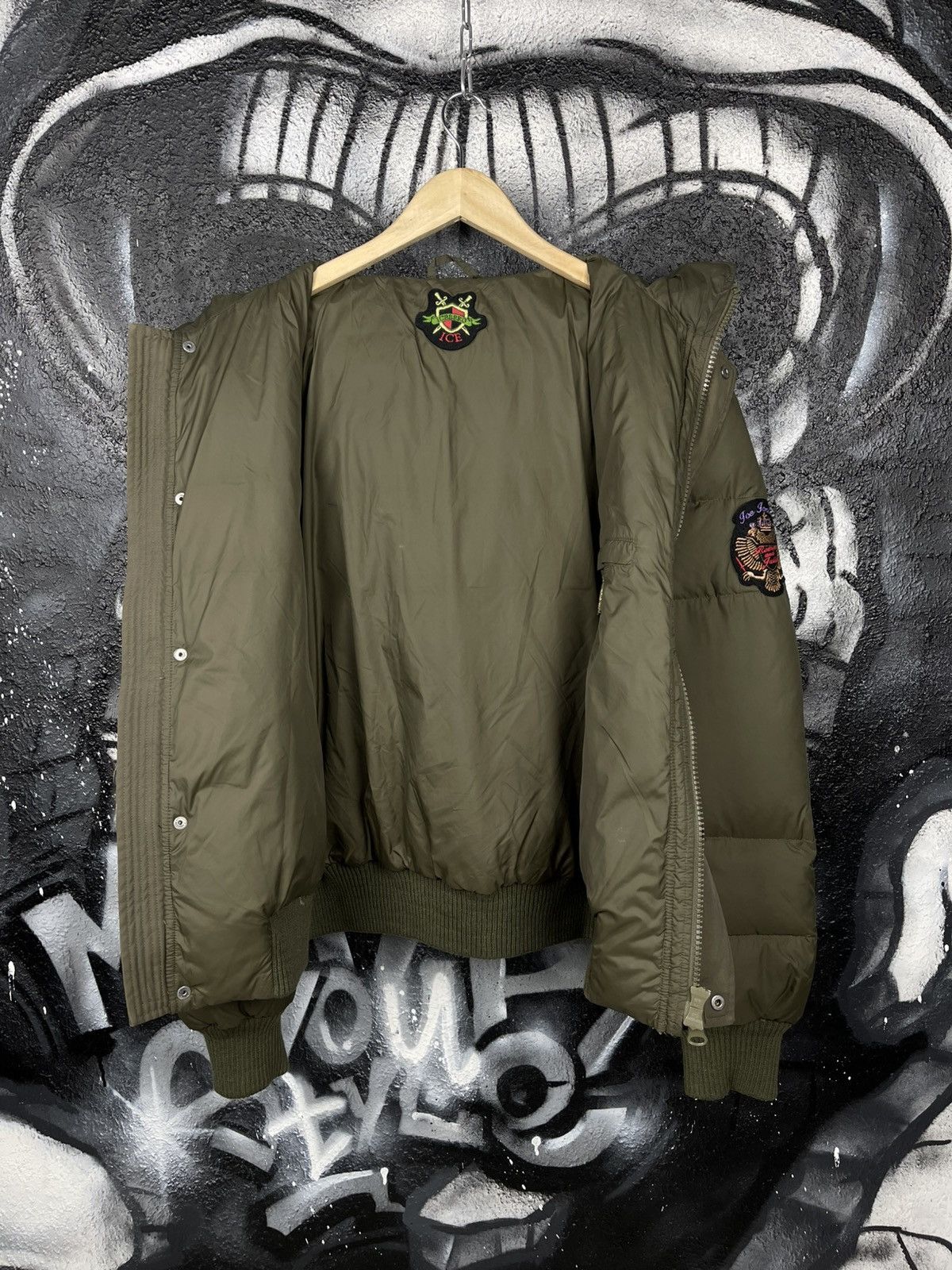 Iceberg Iceberg Goose Down Bomber Hooded Jacket Men’s Size XL Size US XL / EU 56 / 4 - 4 Thumbnail