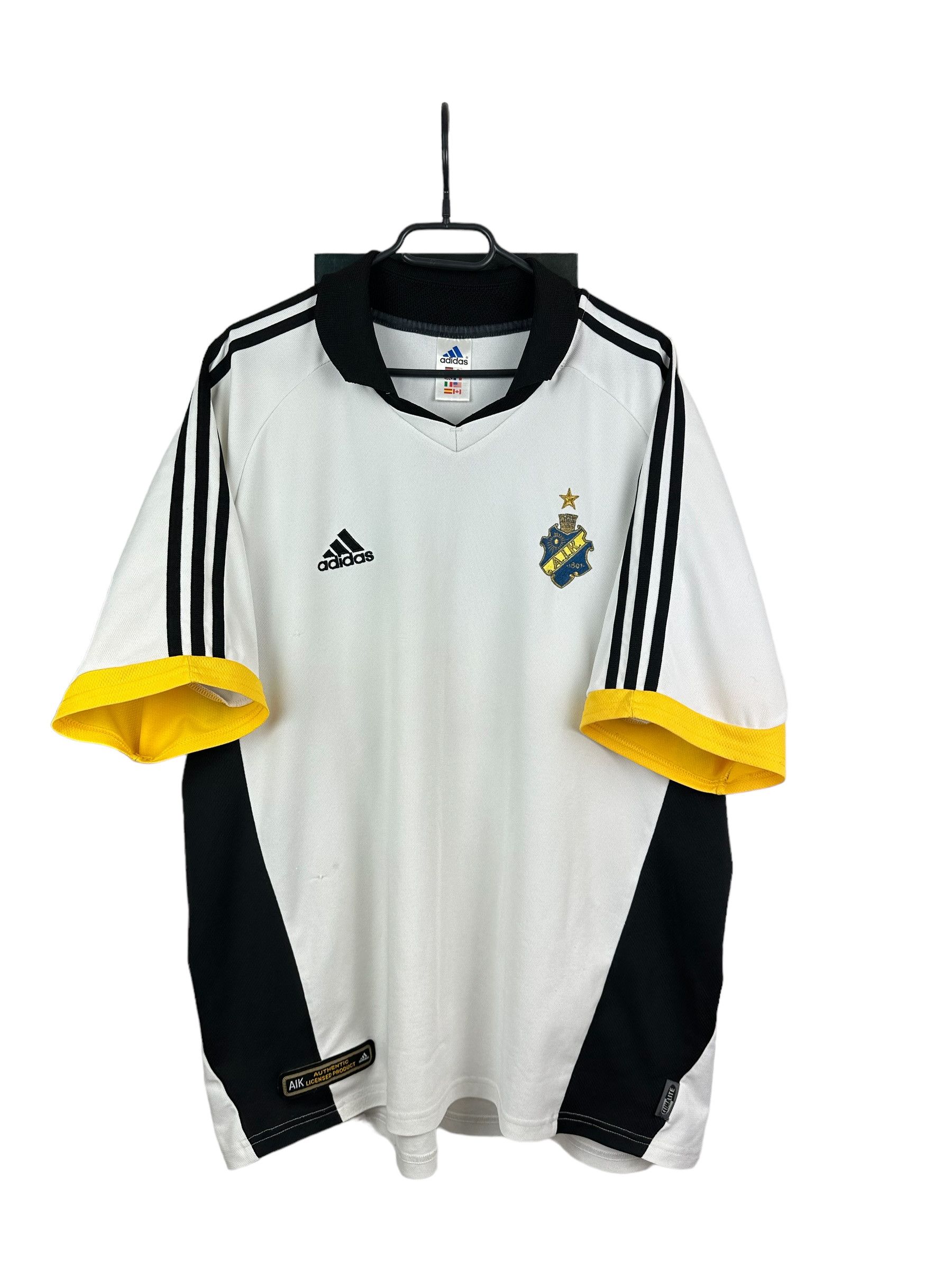 Adidas × Vintage AIK Fotboll football shirt Soccer Adidas Jersey Tee Hype Size US XXL / EU 58 / 5 - 1 Thumbnail