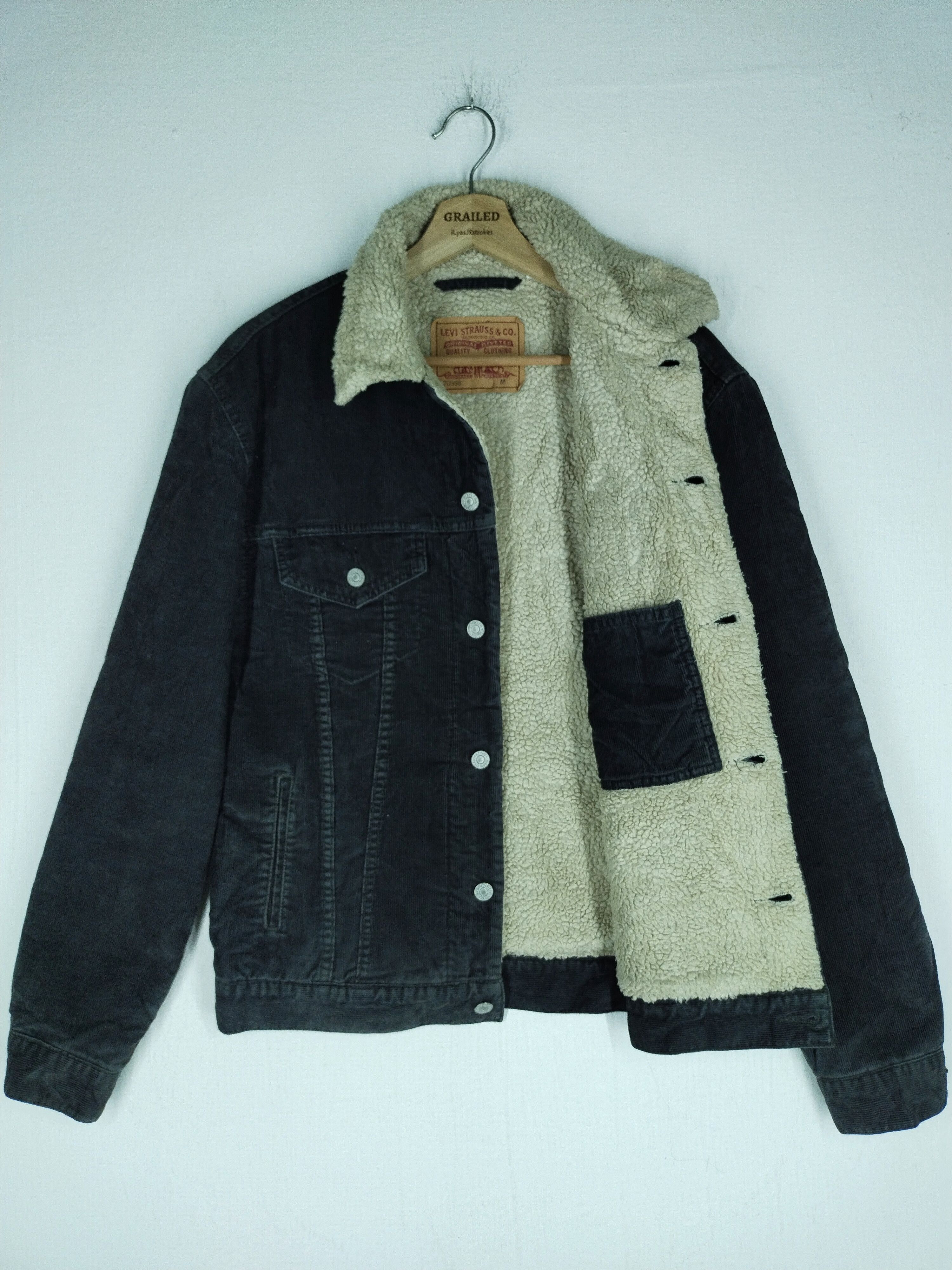 If Six Was Nine × Levi's × Levi's Vintage Clothing Vtg Levi's Sherpa Jacket Size US M / EU 48-50 / 2 - 5 Thumbnail