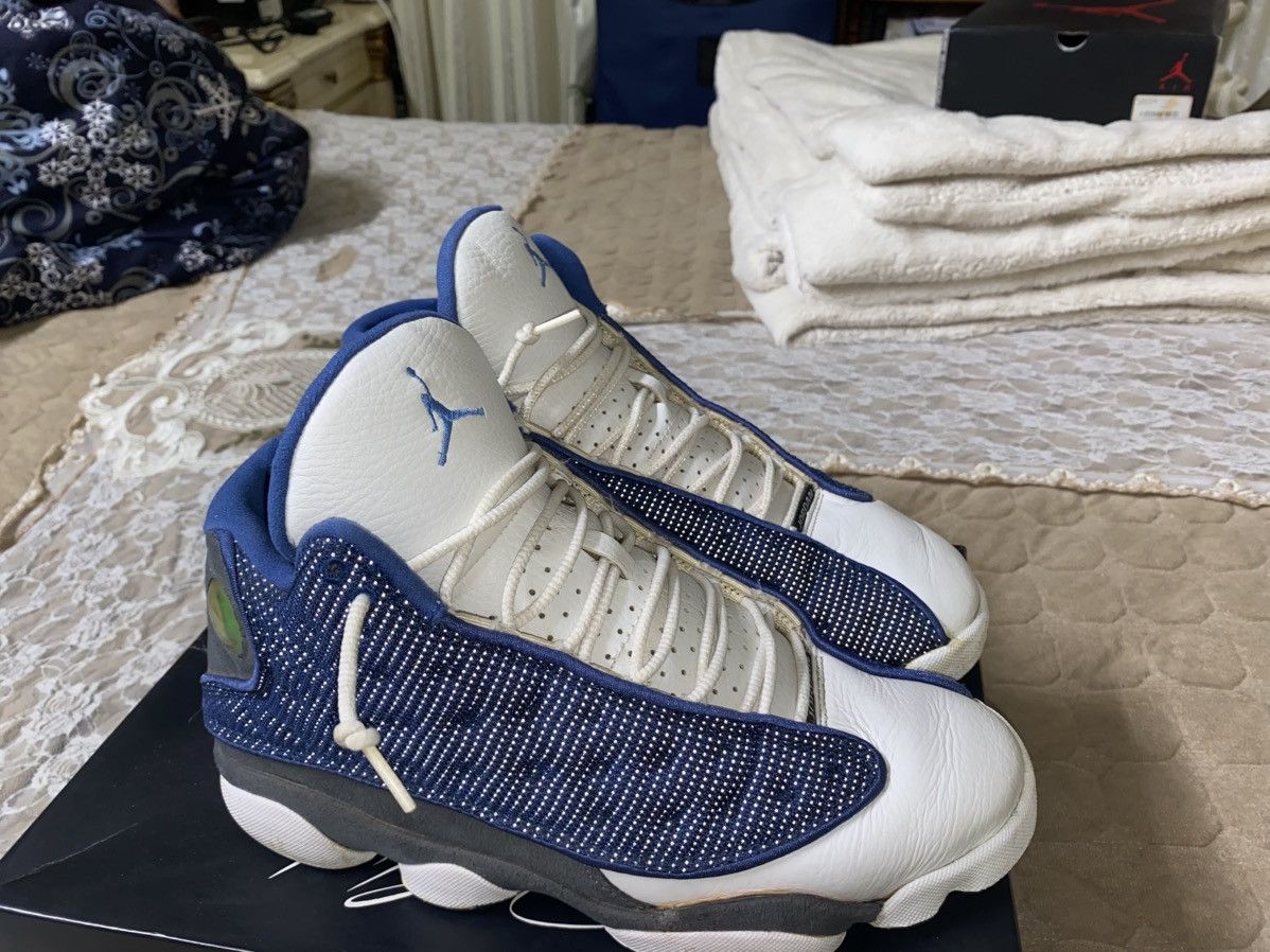 Jordan Brand Air Jordan 13 2005 OG Flint Blue Size US 8 / EU 41 - 3 Thumbnail