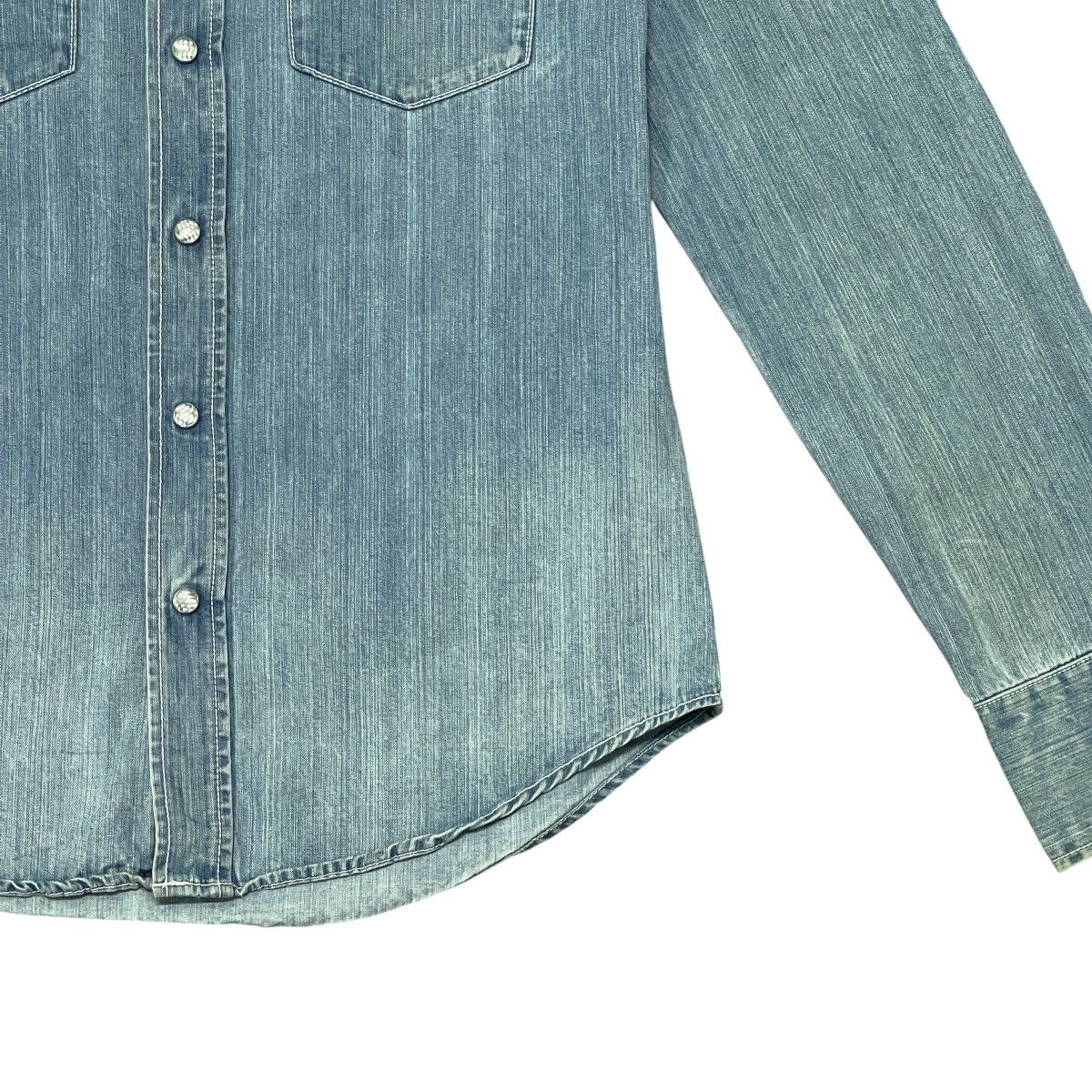 Lithium Vtg Lithium Homme Embroidered Slim Fit Denim Western Jacket Size US S / EU 44-46 / 1 - 3 Thumbnail