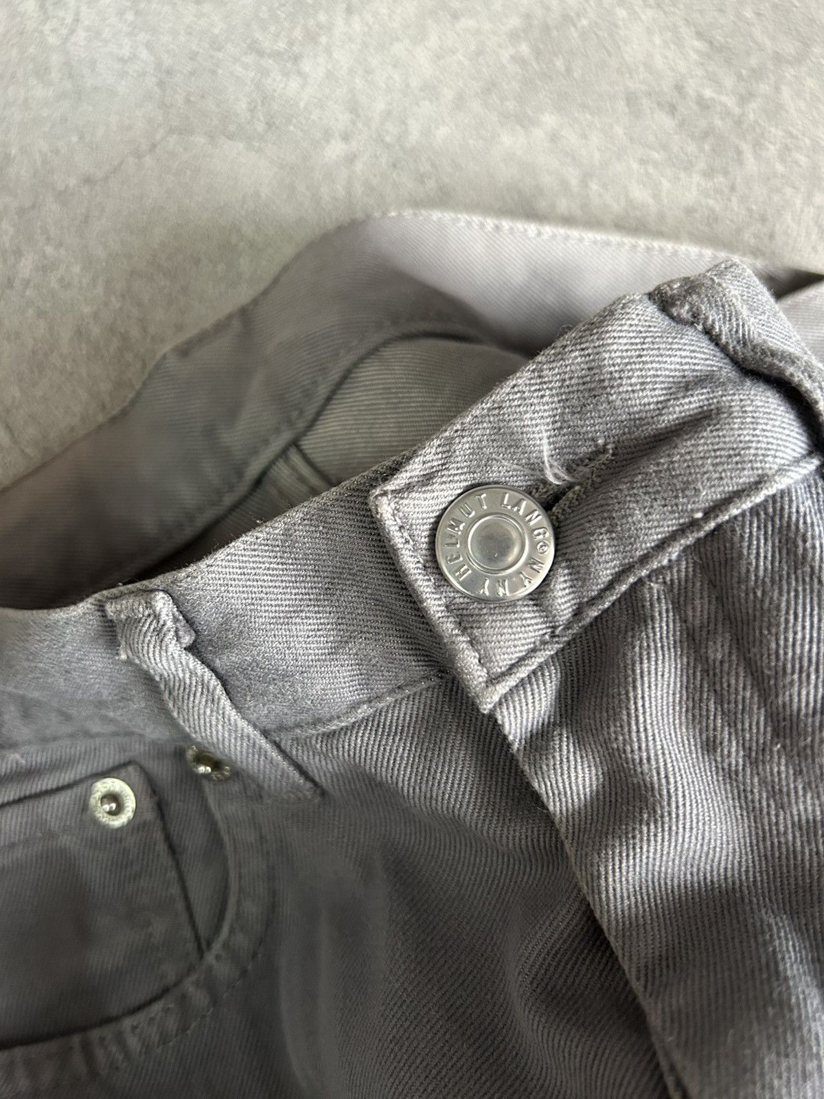Helmut Lang Helmut Lang Raw Silk Denim Size US 27 - 11 Thumbnail