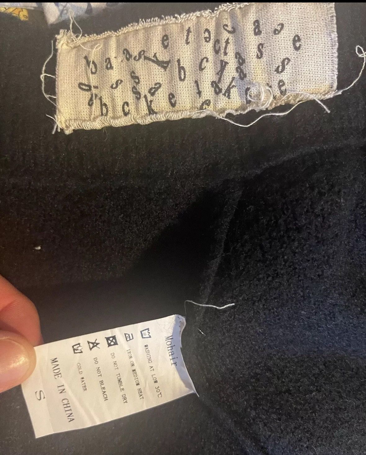 basketcase gallery Basket Case Gallery Sample Mohair Shorts Size Small Black Size US 29 - 3 Thumbnail