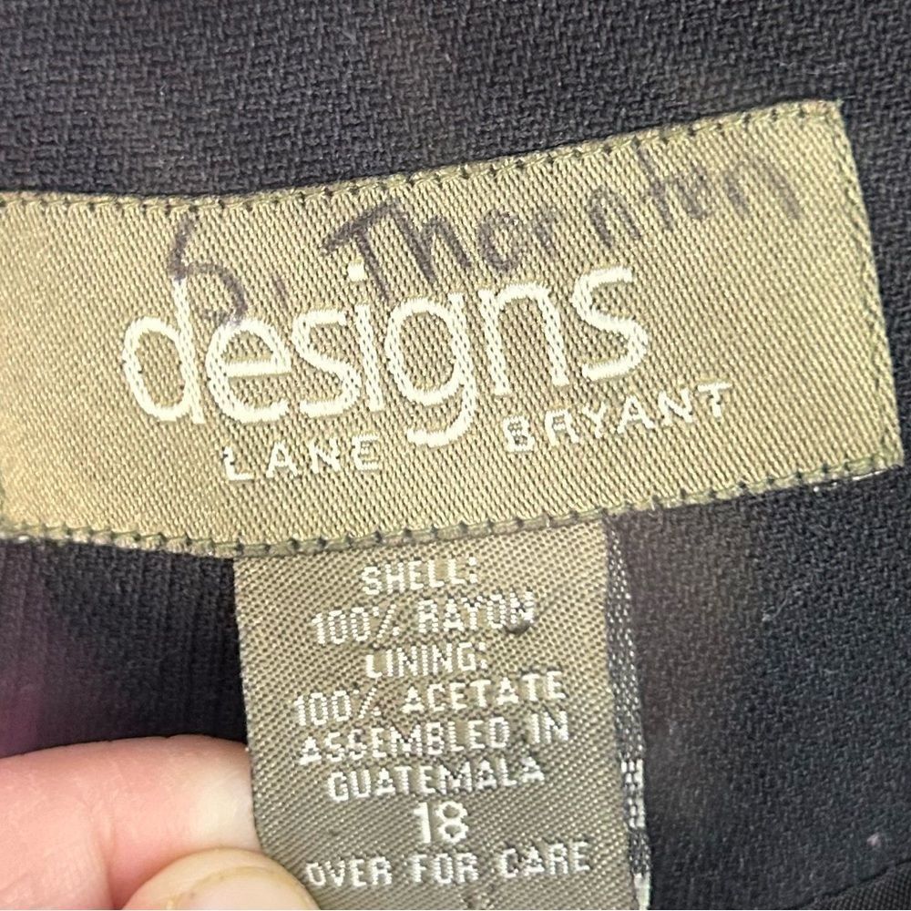 Other Lane Bryant Designs Black Blazer Jacket Size 18 Size XXL / US 16-18 / IT 52-54 - 3 Thumbnail