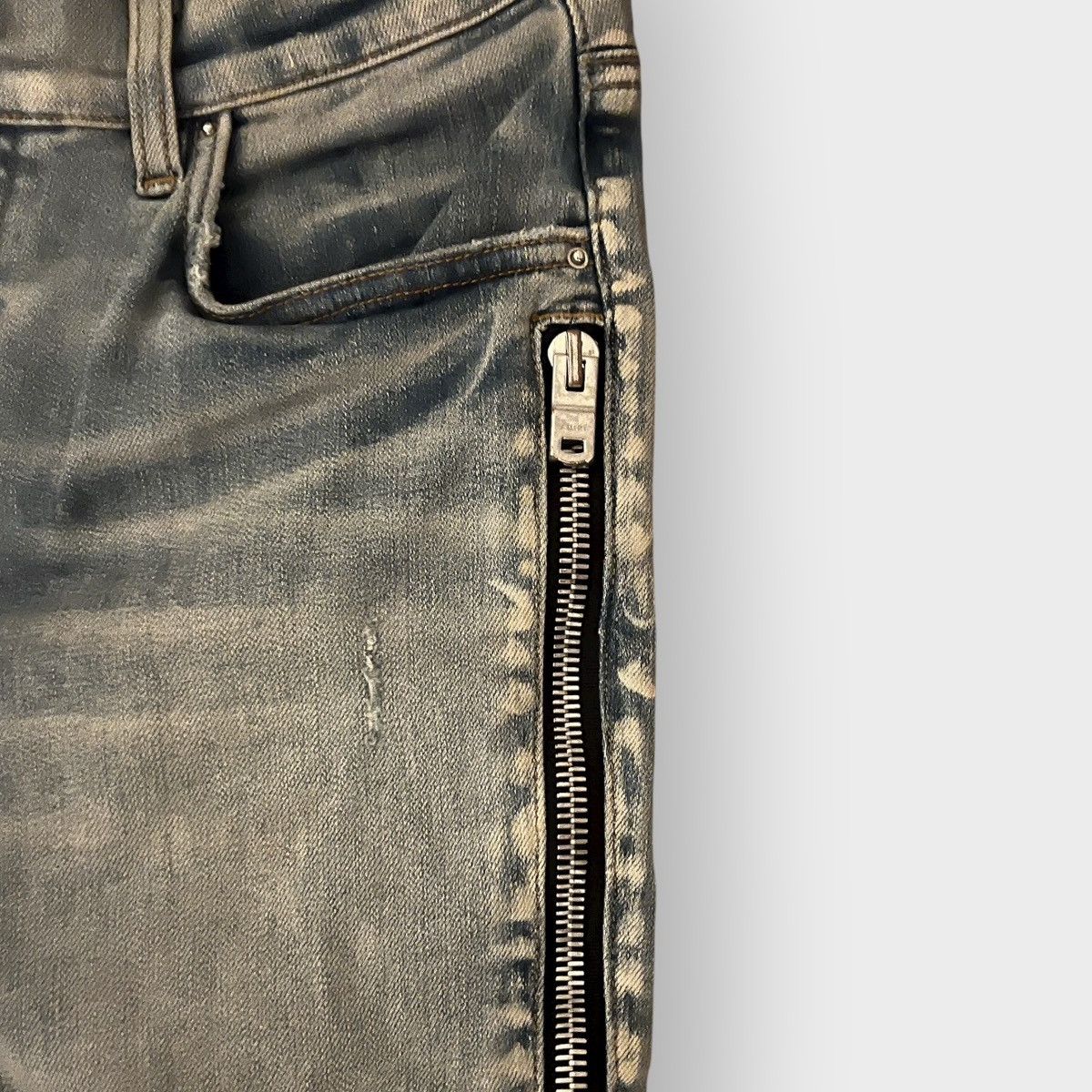 Amiri ICONIC! Amiri Zipper Biker Jeans Size 32 Size US 32 / EU 48 - 3 Thumbnail