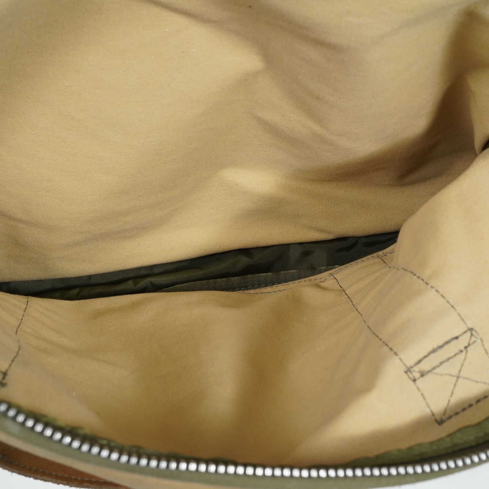 J.W. Hulme Co. VTG J.W. Hulme Co Canvas Leather Duffel Bag #4 Lenzip USA Size ONE SIZE - 20 Thumbnail