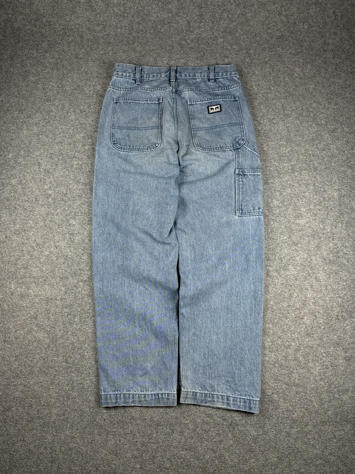 Obey Y2K obey carpenter loose baggy pants denim jeans Size US 28 / EU 44 - 1 Thumbnail