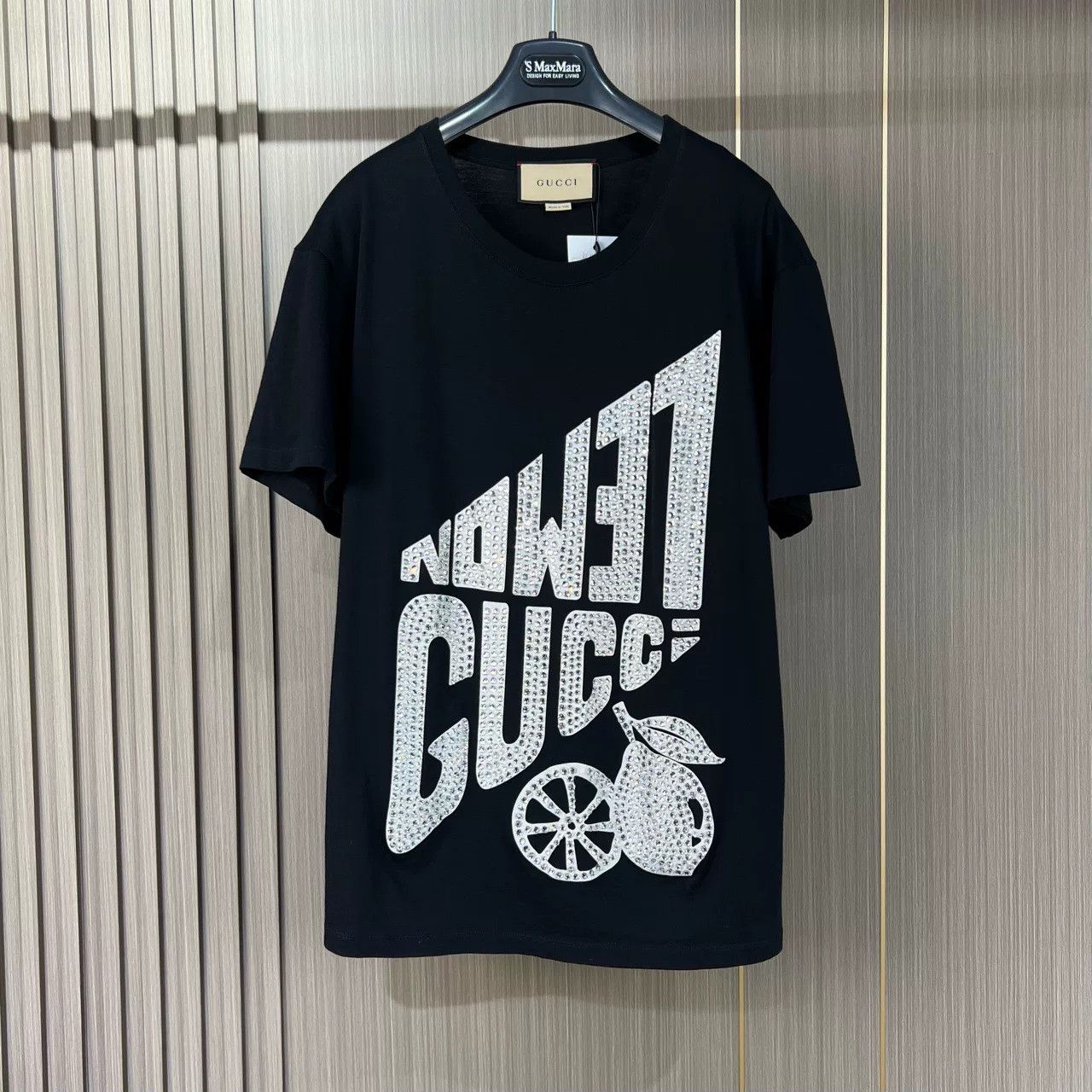 Gucci Gucci Rhinestone Letter Short-Sleeve Top Size XS / US 0-2 / IT 36-38 - 1 Thumbnail