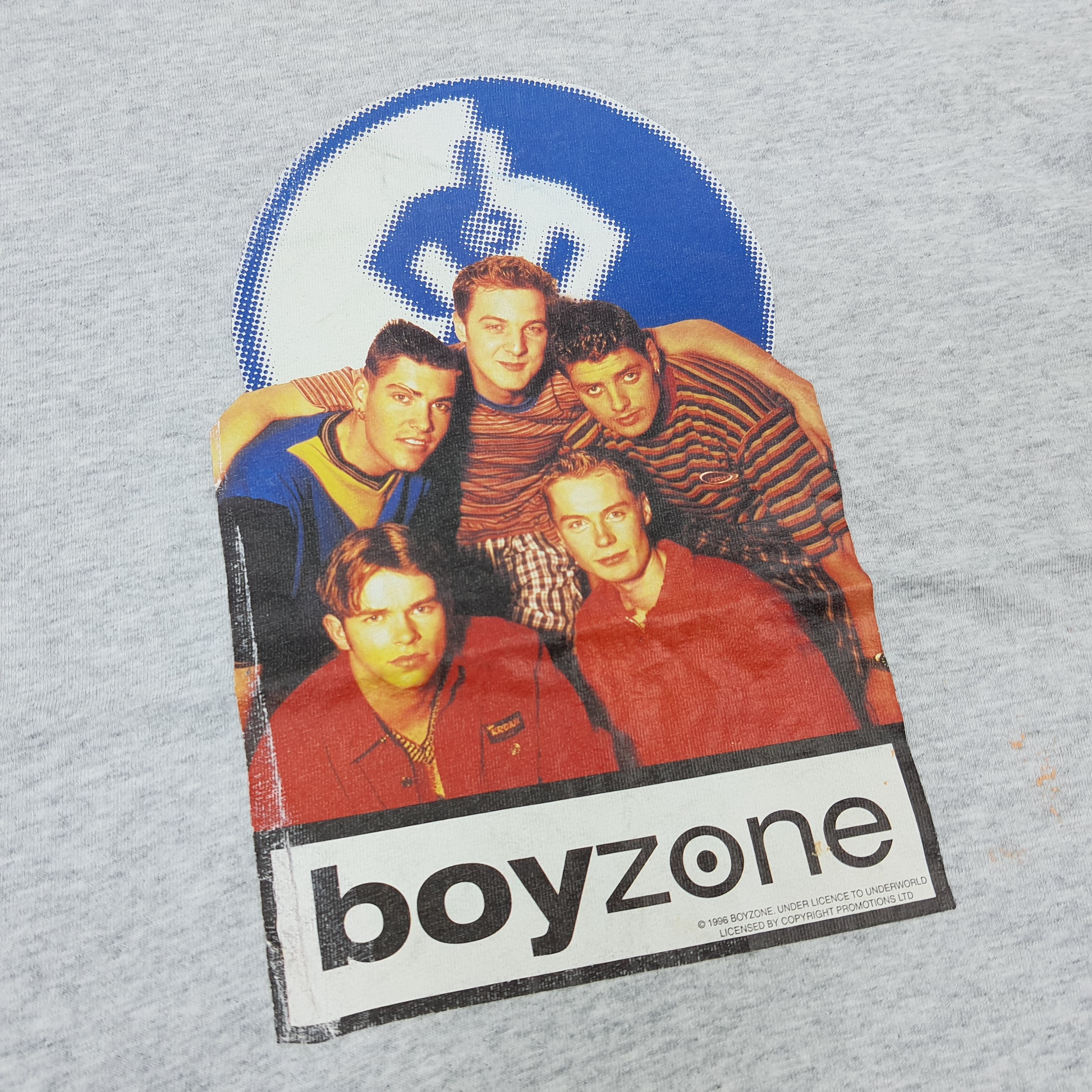 Band Tees × Vintage Vintage Boyzone 90s Boy Band Tshirt Size US S / EU 44-46 / 1 - 2 Thumbnail