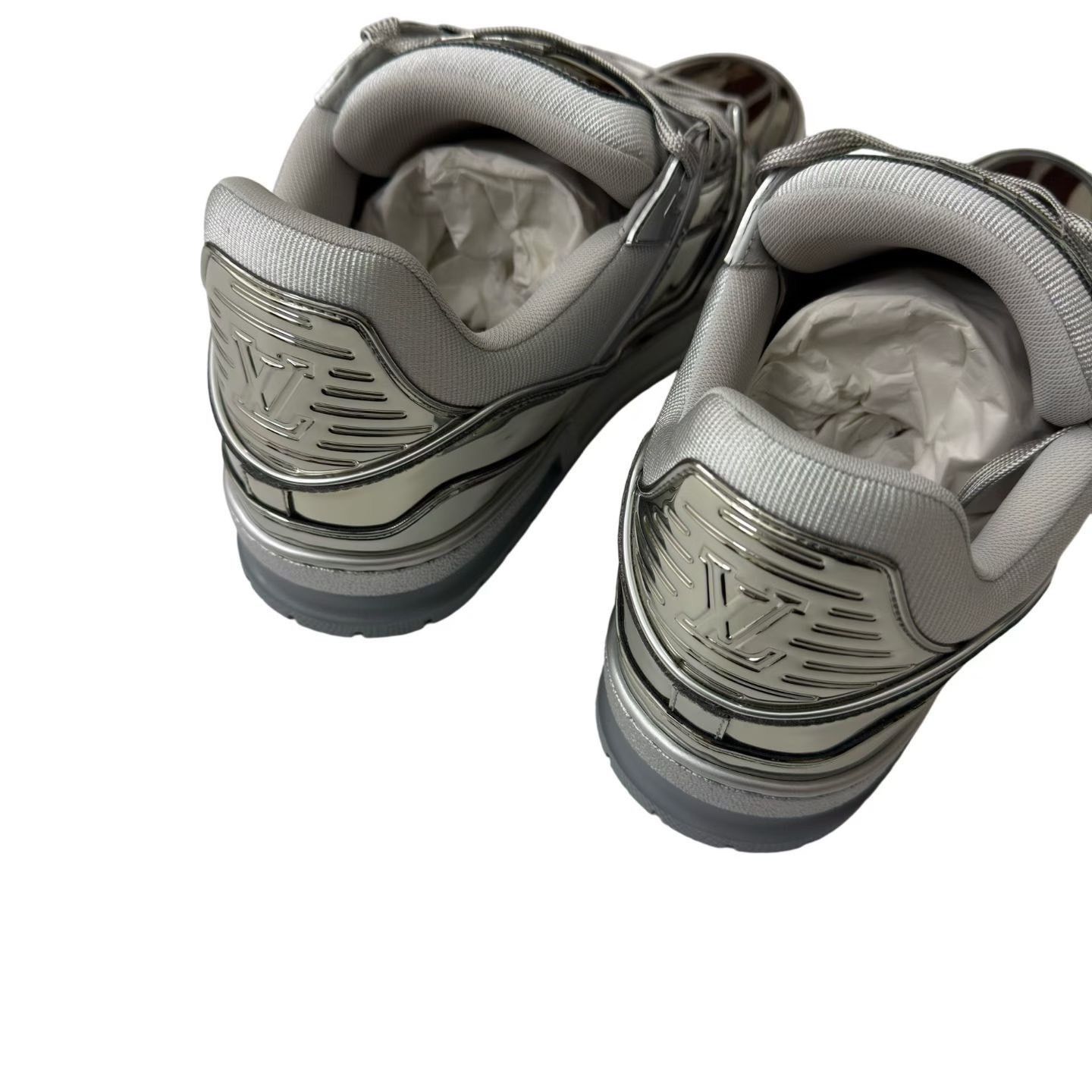 Louis Vuitton Louis Vuitton Liquid Mirror Silver Trainer Size US 10 / EU 43 - 5 Thumbnail