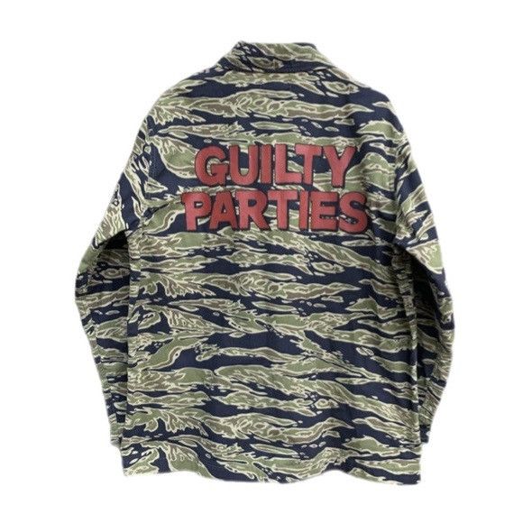 Image of Guilty Parties x Wacko Maria Tiger Camo Fatigue Jacket, Men's (Size Small)