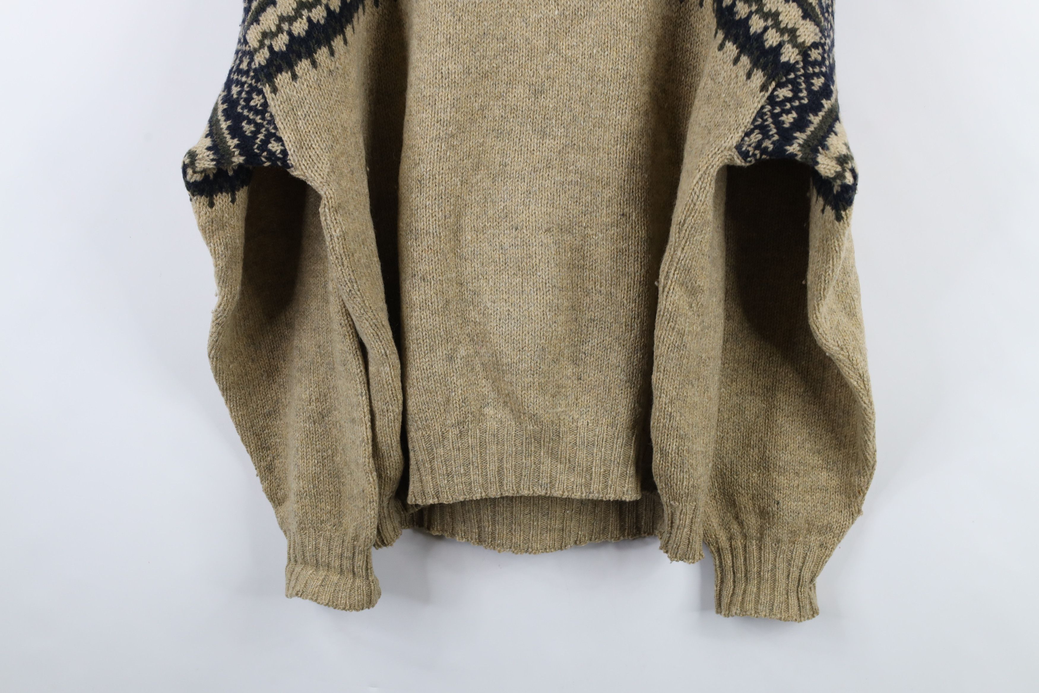 Eddie Bauer × Vintage Vintage 90s Eddie Bauer Wool Fair Isle Crewneck Sweater USA Size US XL / EU 56 / 4 - 12 Thumbnail