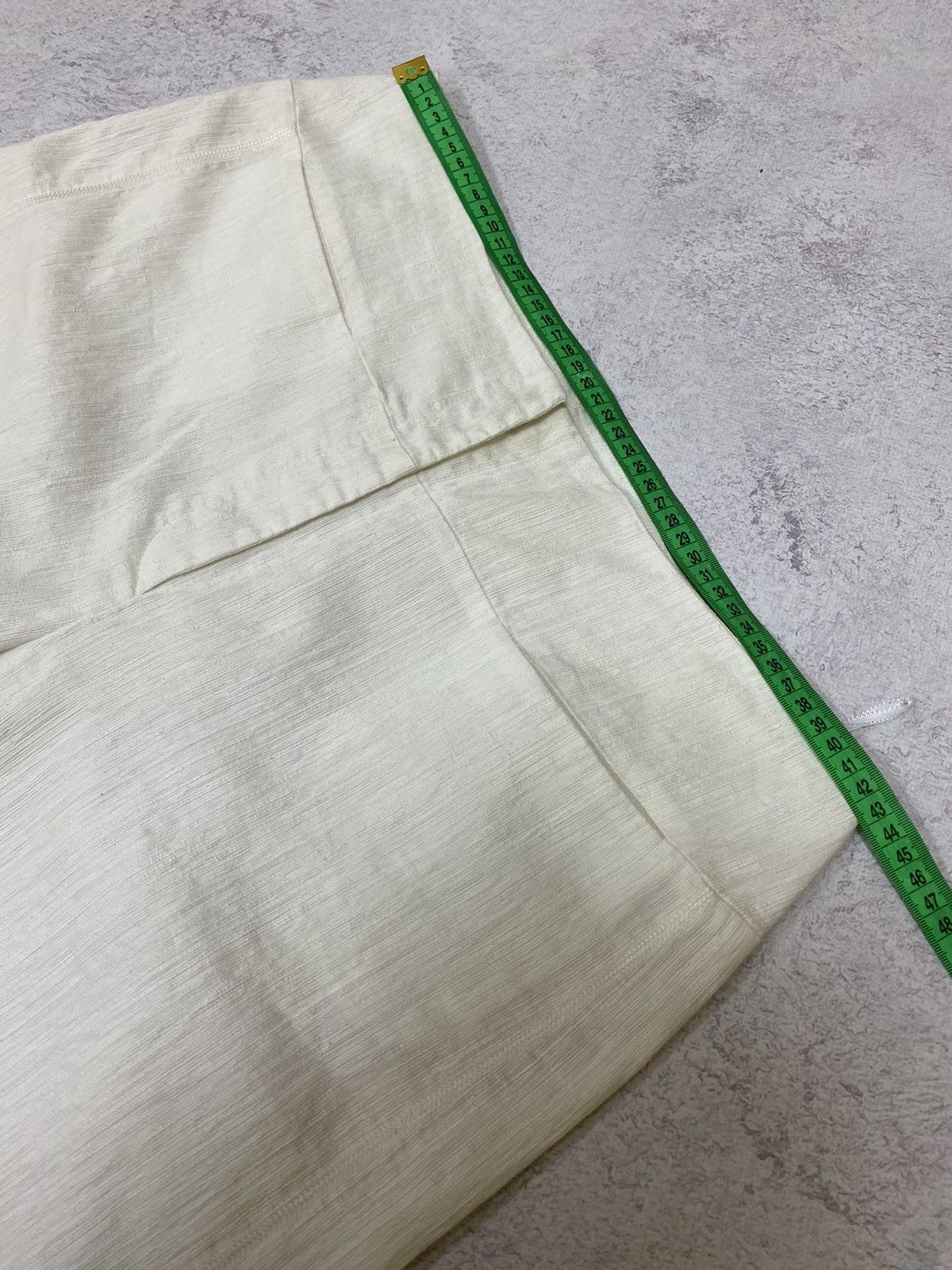 Annette Gortz Annette Gortz Womens White Wide Leg Trousers Pants Size 44 Size 30" / US 8 / IT 44 - 10 Thumbnail