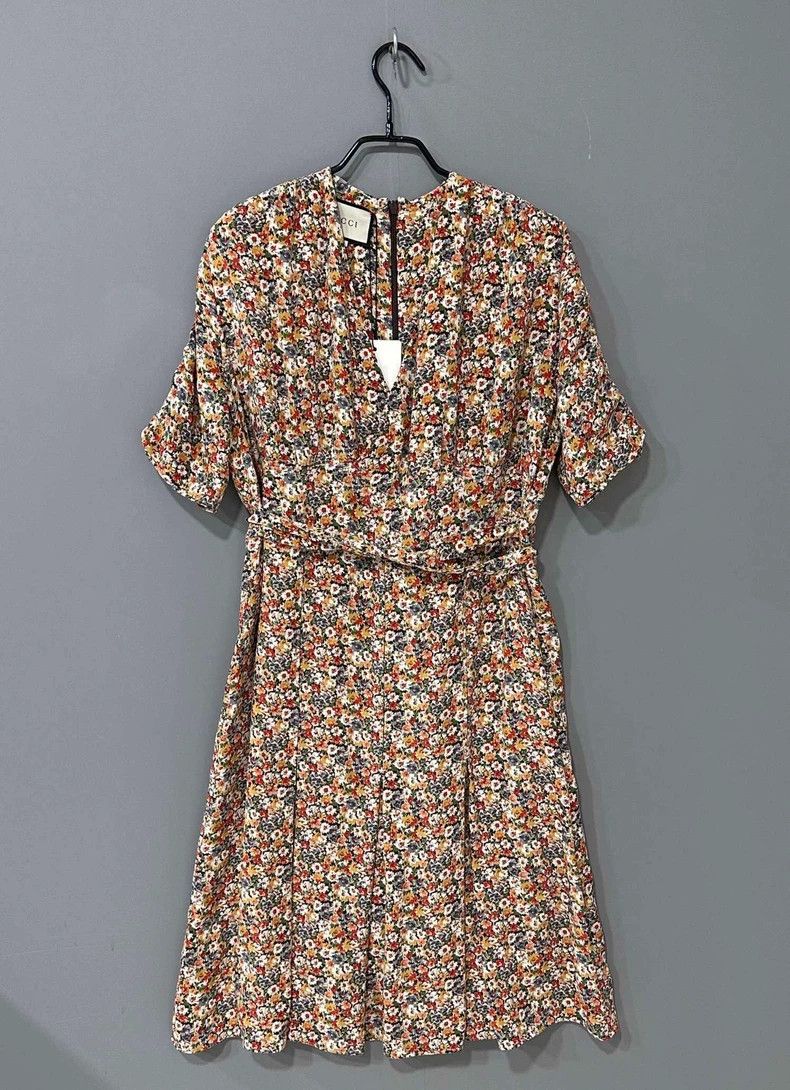Floral Dress by Gucci in Excellent Condition- DMC