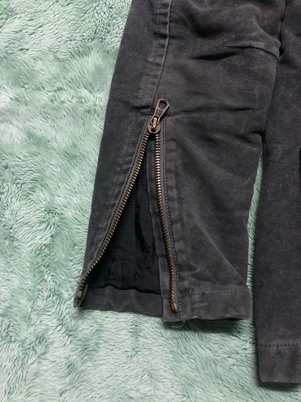 If Six Was Nine × United Colors Of Benetton UNITED COLORS OF BENETTON STONE WASH BLAZER ZIPPER JACKET Size US M / EU 48-50 / 2 - 15 Thumbnail