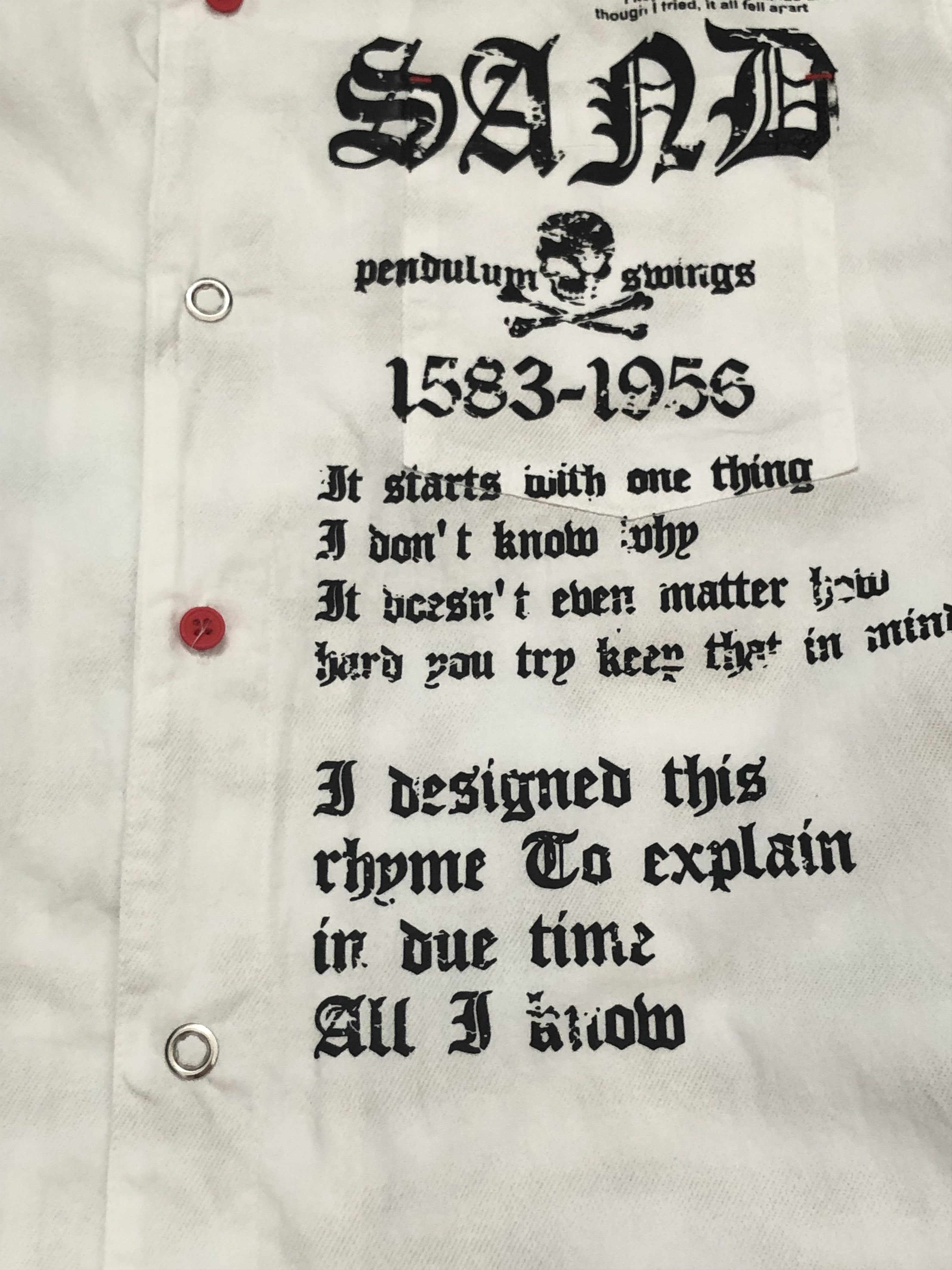 Designer × Seditionaries Rare Japanese Euphuistic Designer Seditionaries Punk Shirt Size US M / EU 48-50 / 2 - 10 Thumbnail