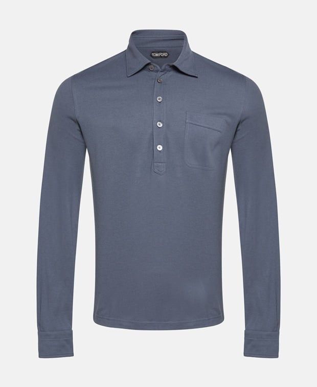 Tom Ford Long-sleeved polo shirt Size US M / EU 48-50 / 2 - 1 Preview