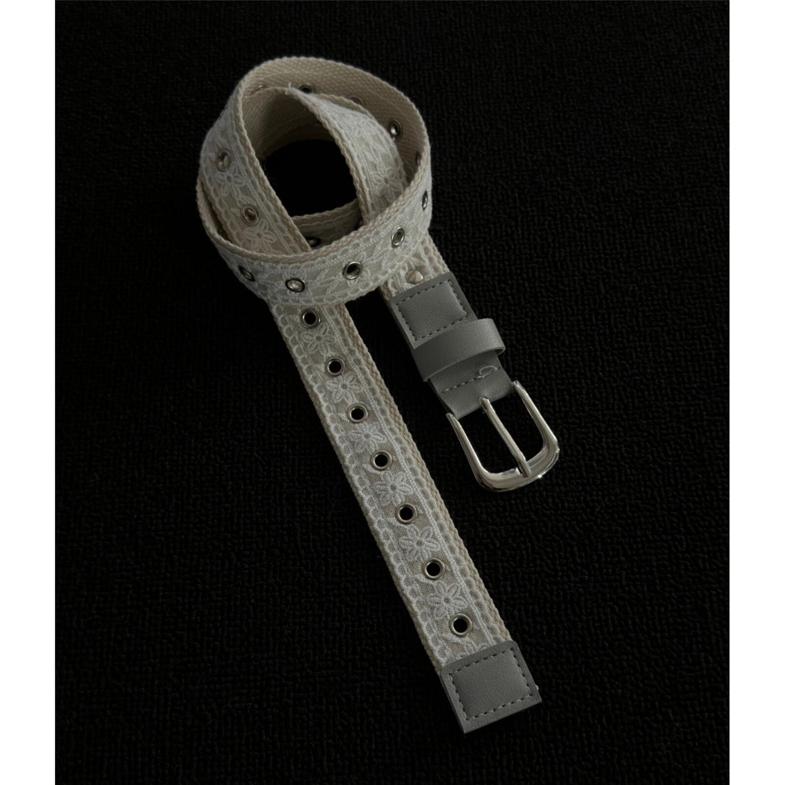 Other White Lace Cut-Out Belt | Sweet Punk Street Design Size ONE SIZE - 5 Thumbnail