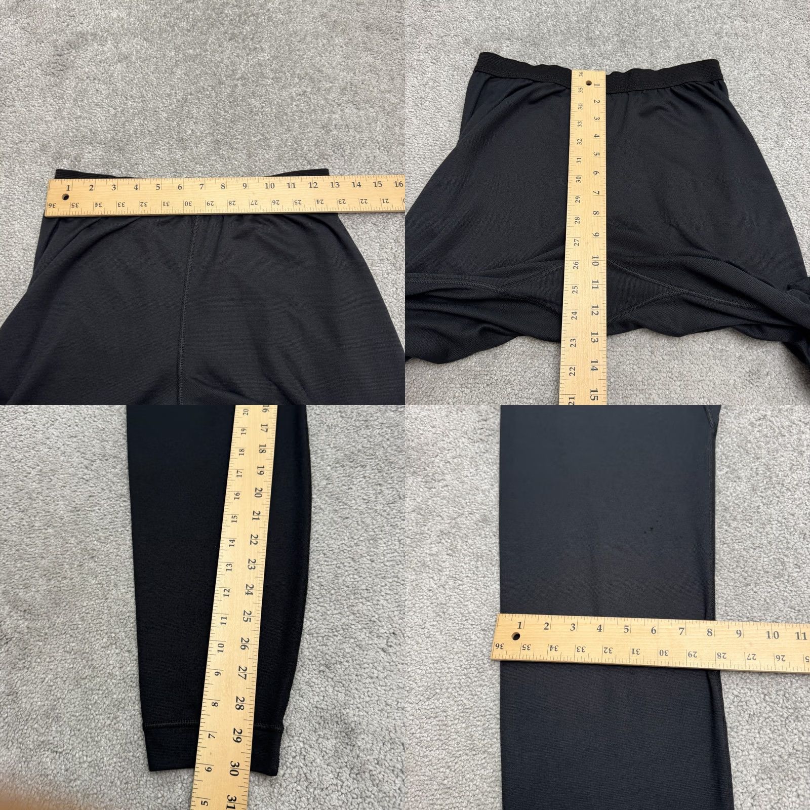 Patagonia VINTAGE Patagonia Capilene Jogger Pants Mens Medium Black Outdoor 90s Retro Size US 31 - 9 Thumbnail