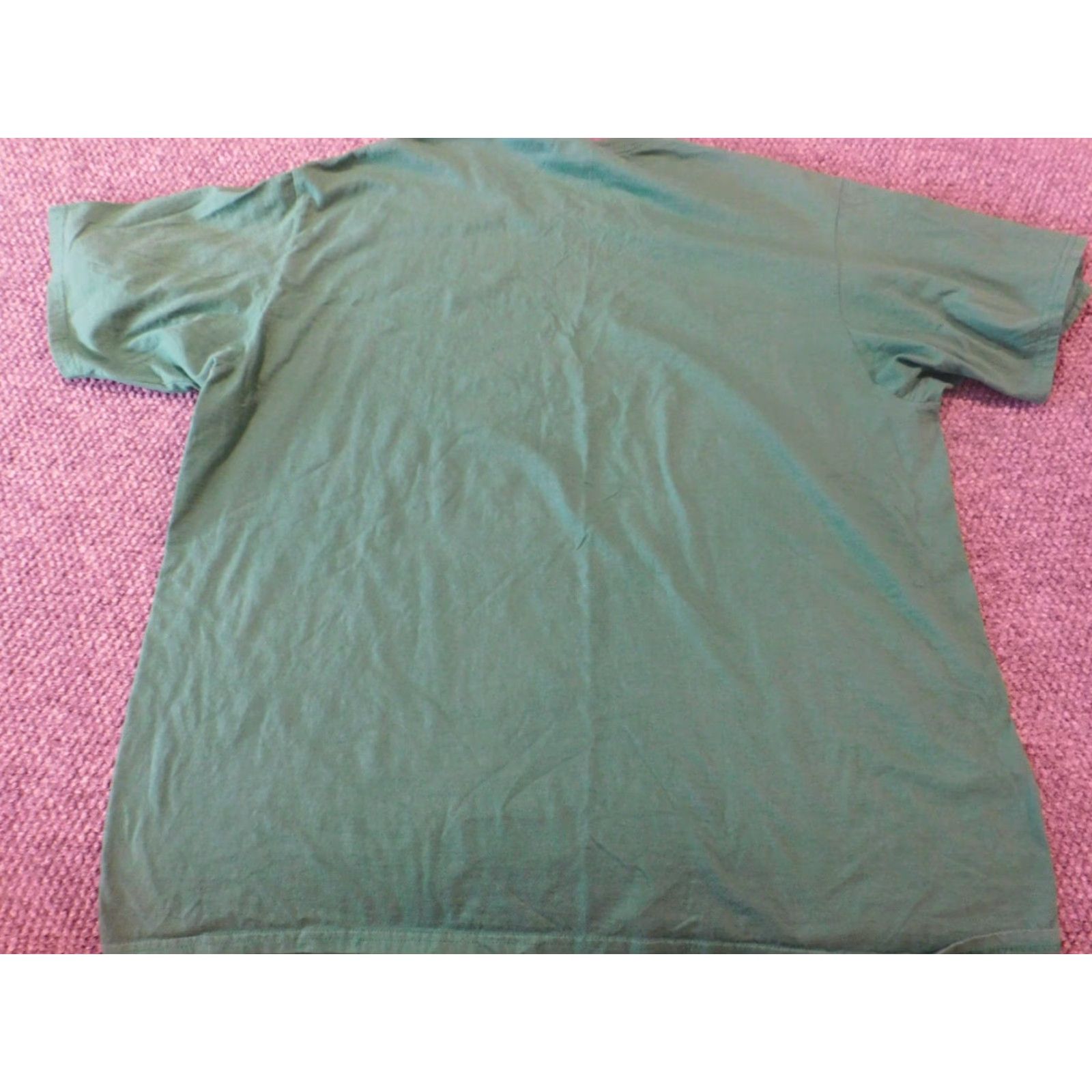 Port & Company Port & Company Jamaica Mens Shirt T-Shirt 2XL Green Short Sleeve Crew Neck Solid Logo Classic Vintage: No (adjusted to conform) Size US XXL / EU 58 / 5 - 6 Thumbnail
