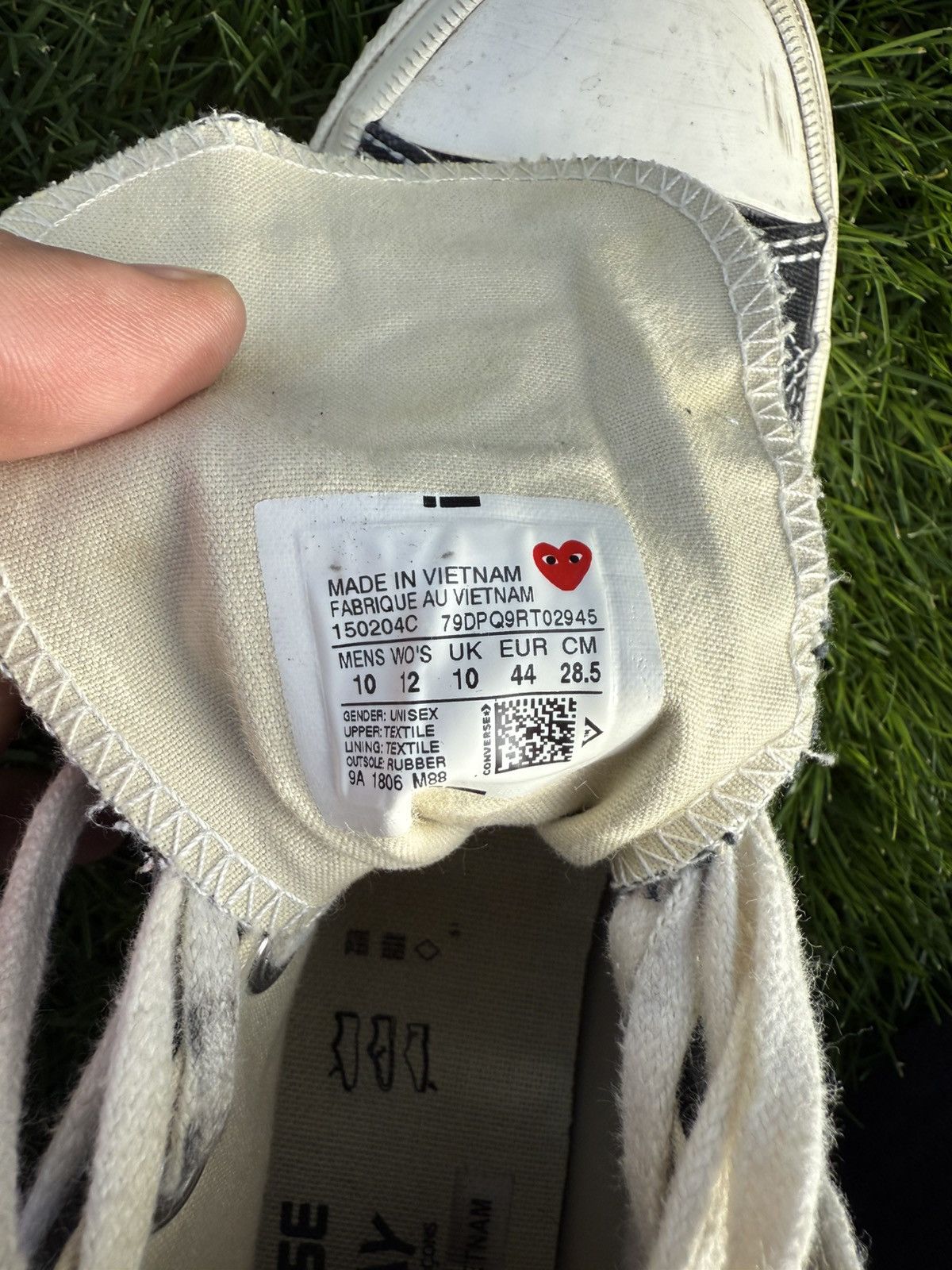 Comme des Garcons × Converse CDG heart Converse Size US 10 / EU 43 - 5 Thumbnail