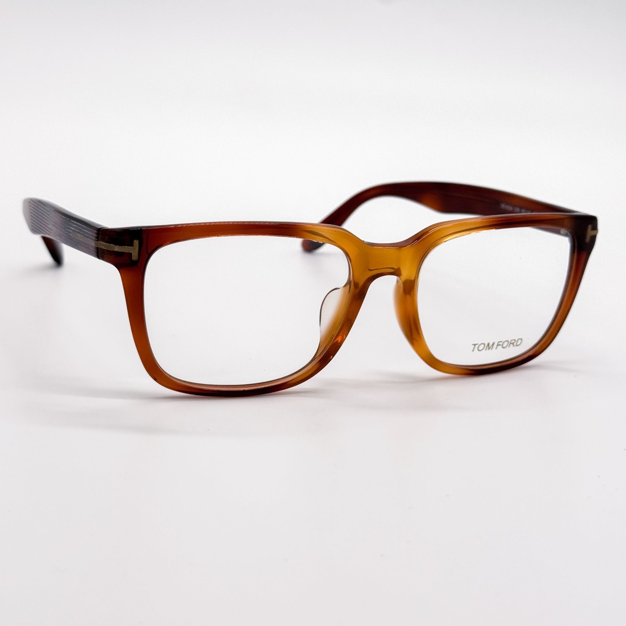 Tom Ford NEW TOM FORD EYEGLASSES TF4304 056 SQUARE HAVANA MEN FT4304 Size ONE SIZE - 4 Thumbnail