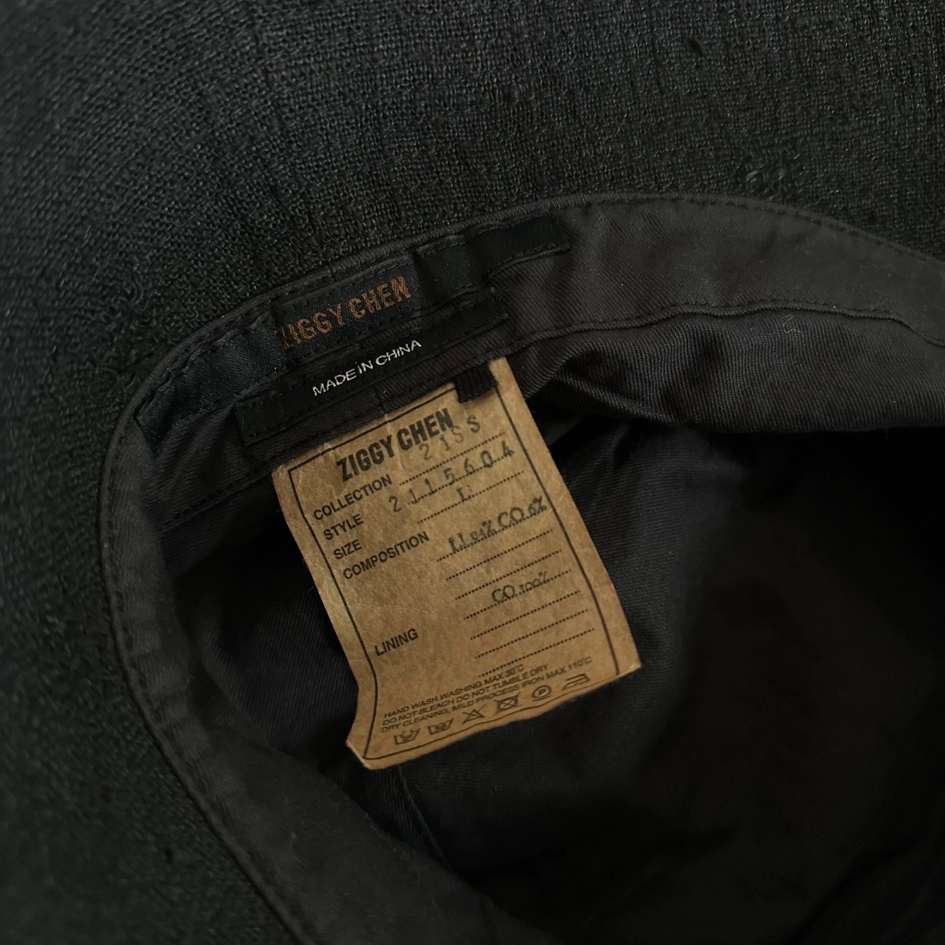 Ziggy Chen ziggy chen 21ss black linen bucket hat 60 new Size ONE SIZE - 5 Thumbnail