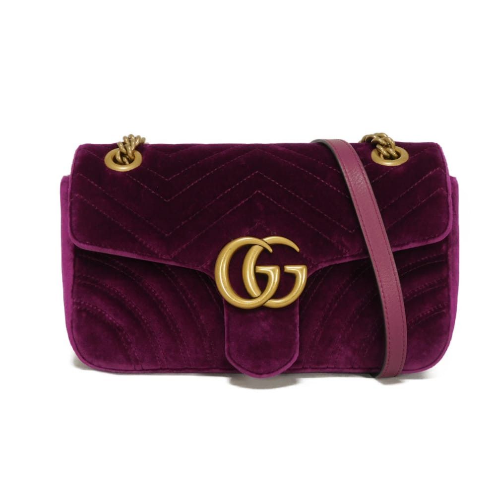 Gucci Gucci GG Marmont Velvet Shoulder Bag Others Shoulder Bag 443497 DUTY FREE for USA