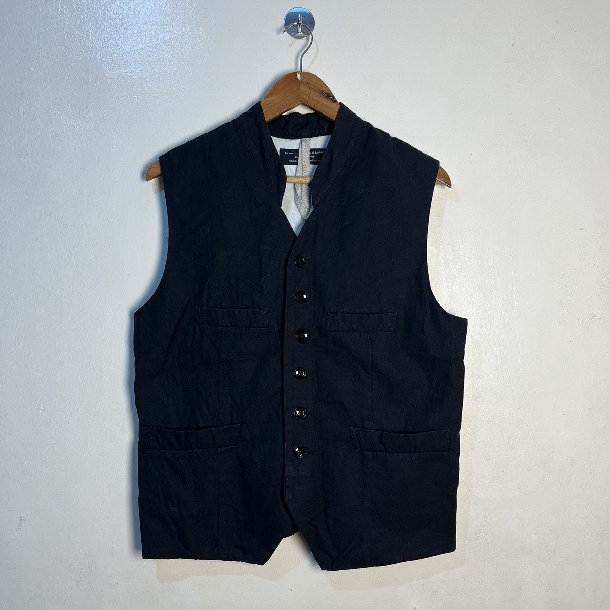 Garment Reproduction of Workers Garment Reproduction of Workers Dolman Collar Rebake Vest Size US M / EU 48-50 / 2 - 1 Thumbnail