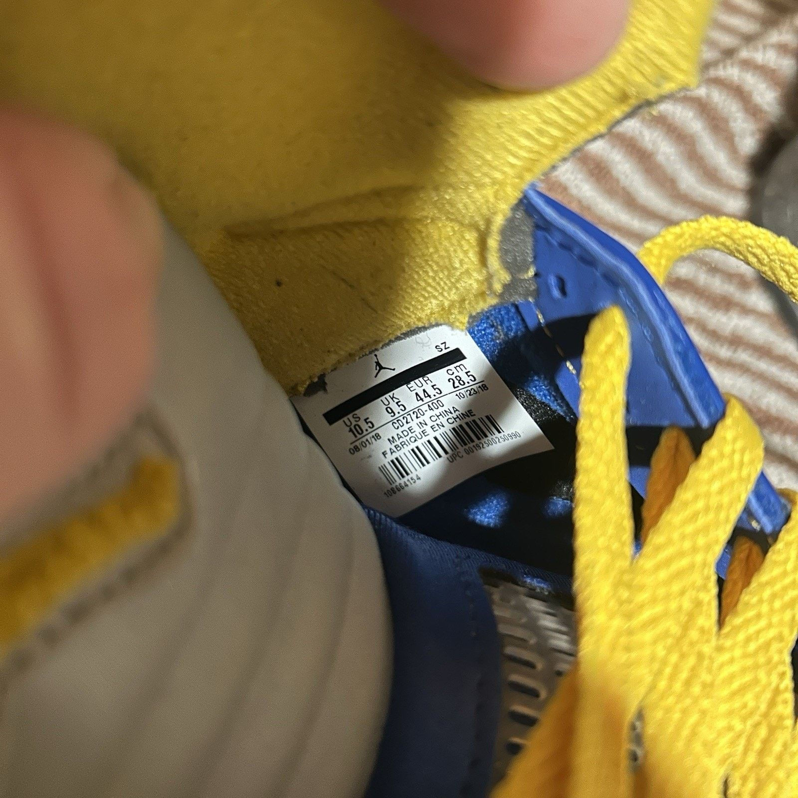 Nike Nike Air Jordan 5 Retro OG “Reverse Laney” CD2720-400 Size US 10.5 / EU 43-44 - 8 Thumbnail