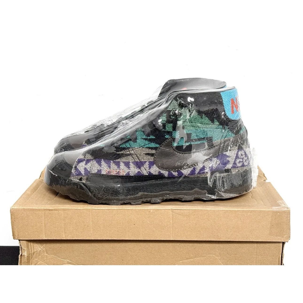 Nike Air Blazer ACG Mid LE Pendleton Black Blue 331809-001