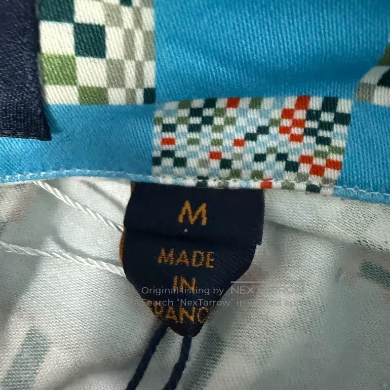 Louis Vuitton Louis Vuitton Blue checkered short sleeve shirt Size US M / EU 48-50 / 2 - 4 Thumbnail
