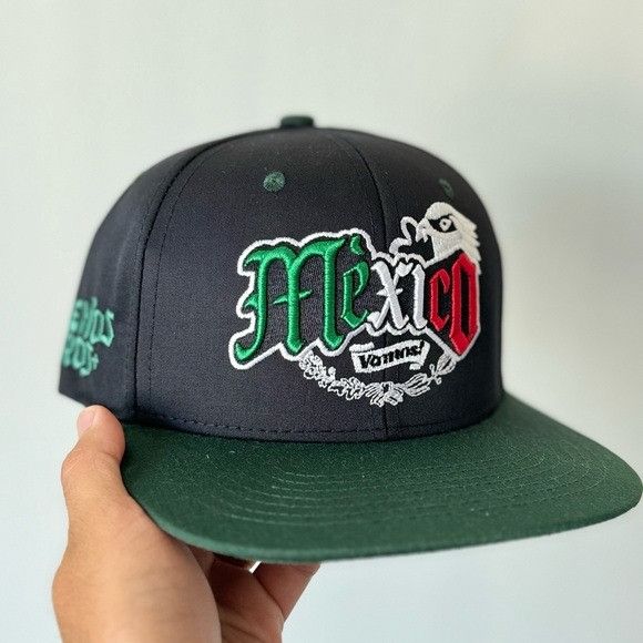 Other BRAND NEW MEXICO ORGULLO MEXICANO BLACK/GREEN FLAT BILL Size ONE SIZE - 1 Thumbnail