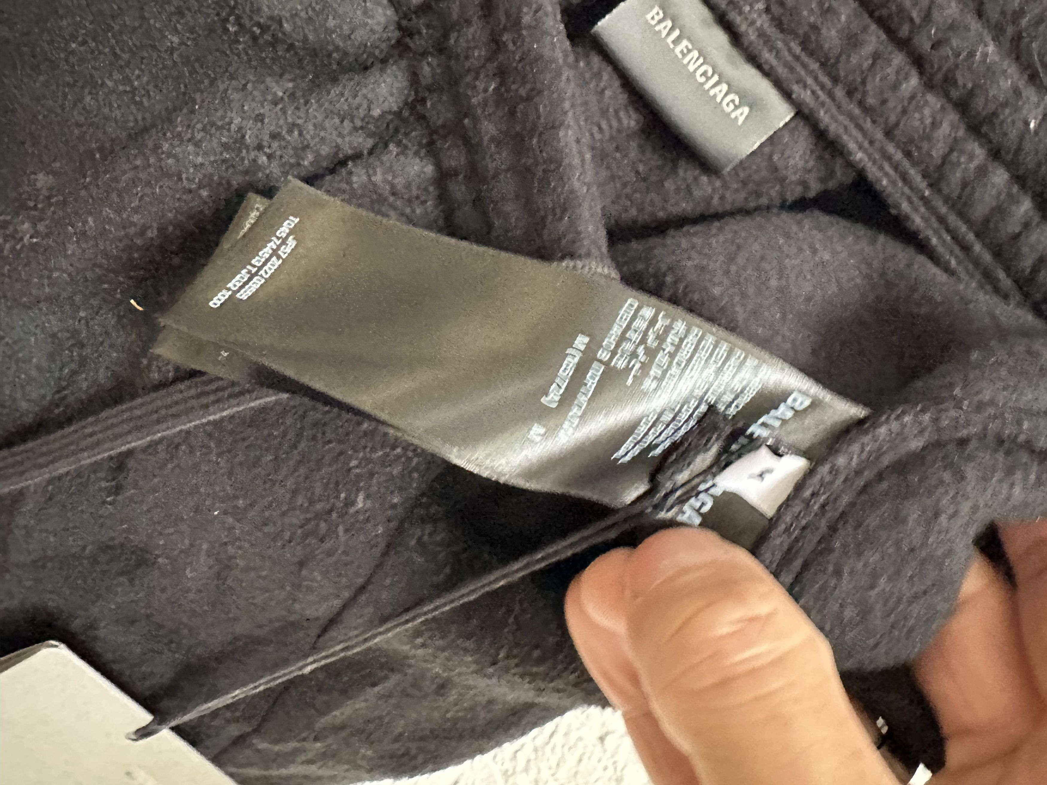Balenciaga Balenciaga Black washed wide trousers Size M Size US 34 / EU 50 - 7 Thumbnail