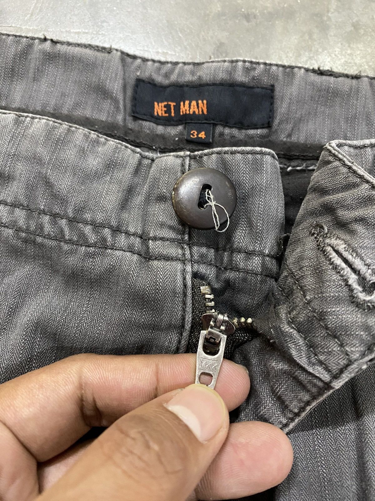 Seditionaries Japanese Net Man Faded Black Cargo Seditionaries Pant @287 Size US 34 / EU 50 - 6 Thumbnail