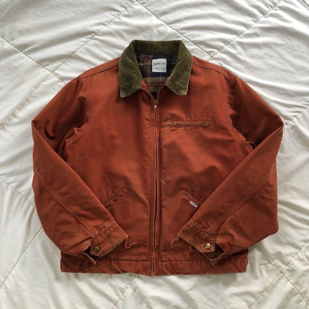 Edwin EDWIN 90s Distressed Detroit Jacket Size US XL / EU 56 / 4 - 5 Thumbnail