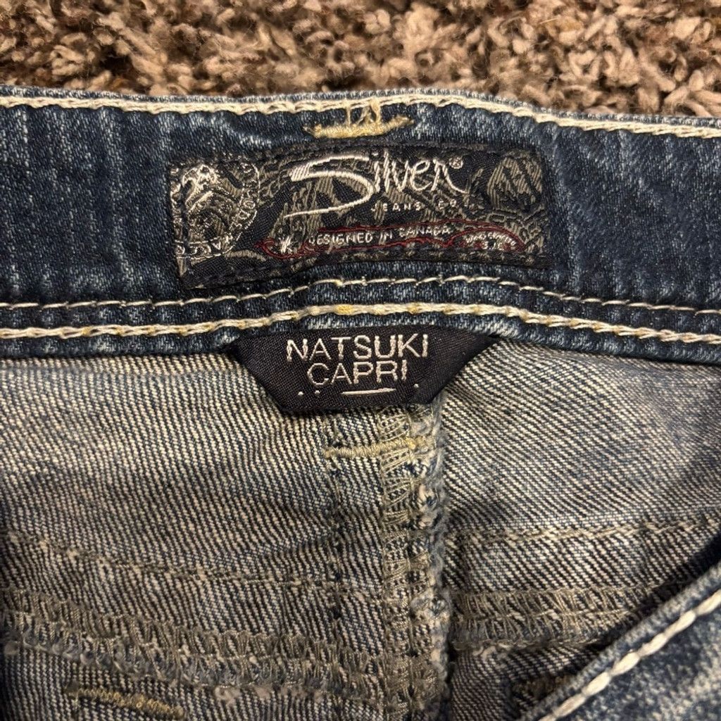 Silver Jeans Co. Women’s Silver Capri Jeans Size 26" / US 2 / IT 38 - 5 Thumbnail