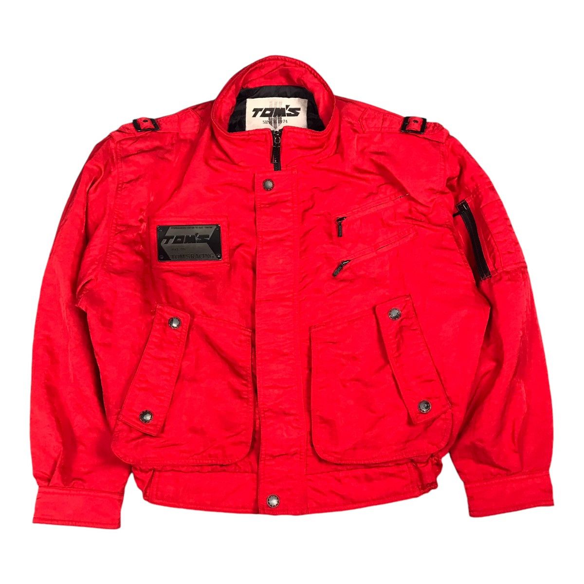 Sports Specialties VINTAGE TOM’S RACING JAPANESE BOMBER RED JACKET Size US M / EU 48-50 / 2 - 1 Thumbnail