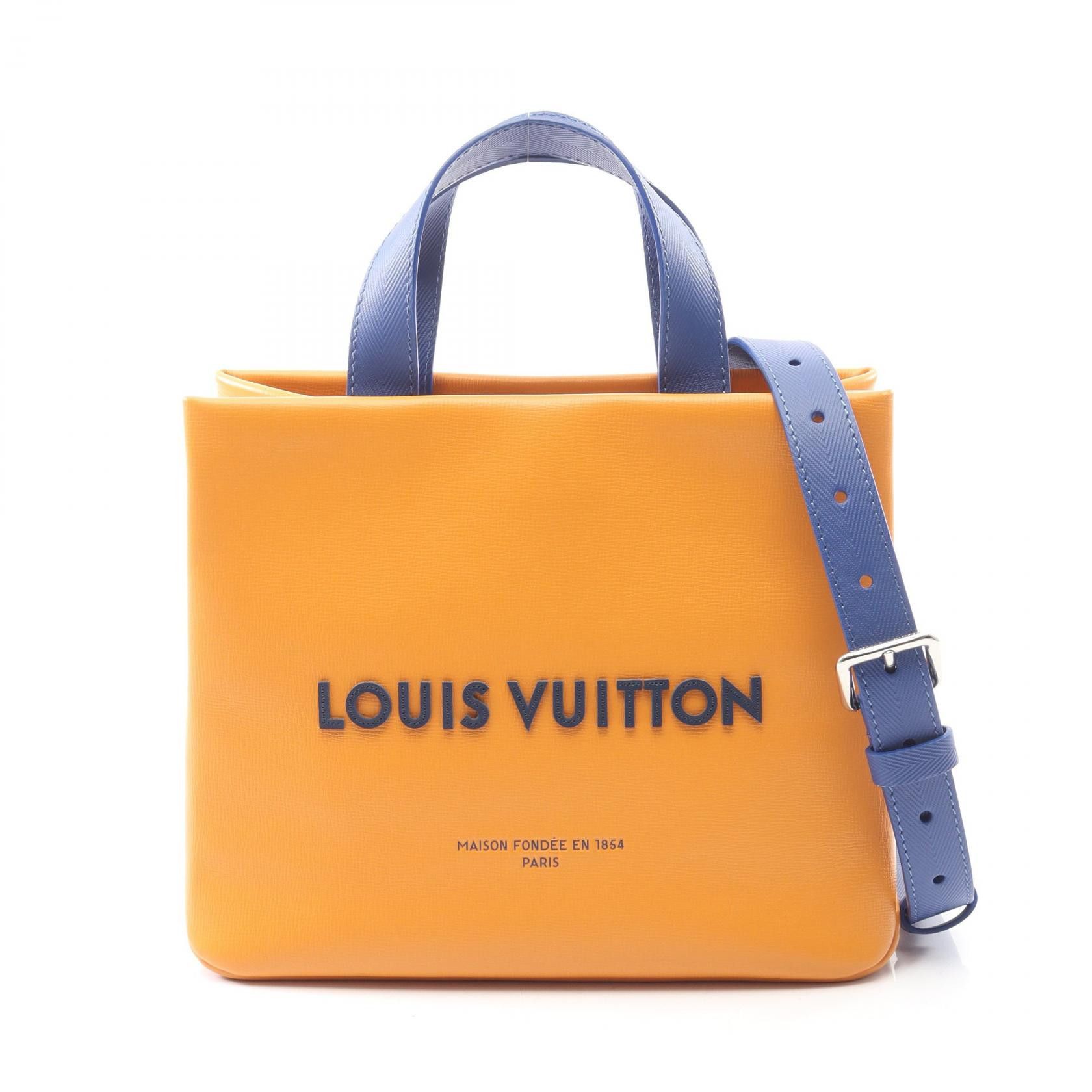 Louis Vuitton Louis Vuitton Louis Vuitton Shopper Tote MINI Leather Tote Bag Leather Tote Bag M15237 DUTY FREE for USA Size ONE SIZE - 1 Thumbnail