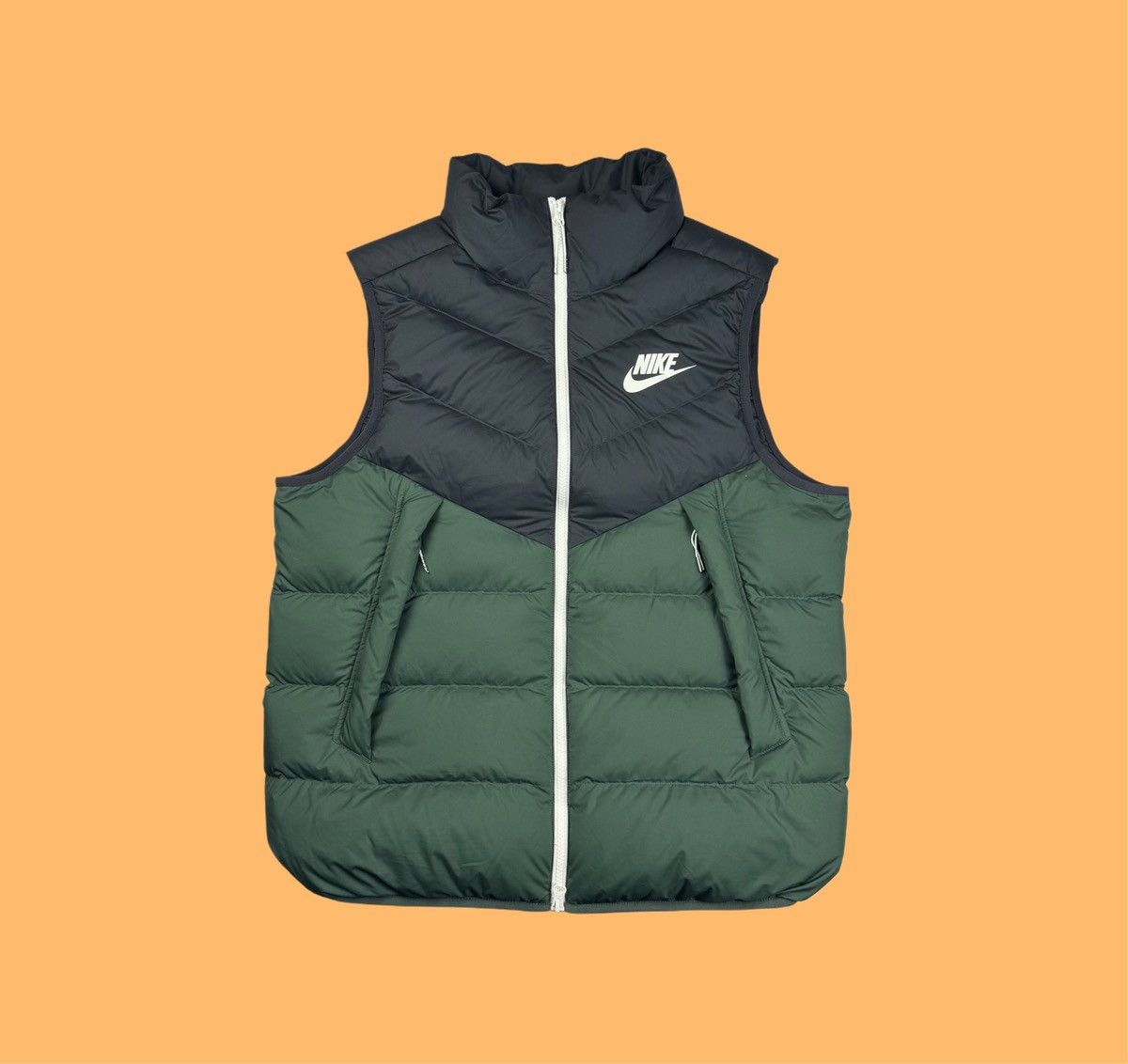 Nike × Nike ACG NIKE PUFFER DOWN BASIC LOGO WHITE OVERSIZE VEST Size US L / EU 52-54 / 3 - 1 Thumbnail