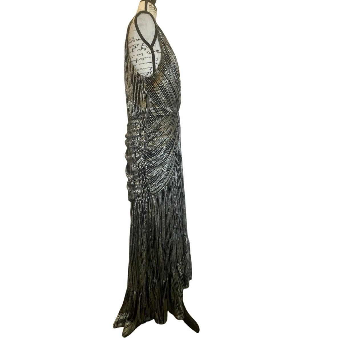 MISA Los Angeles MISA LOS ANGELES MAX DRESS METALLIC AVA TWIST RUCHED SZ XL Size XL / US 12-14 / IT 48-50 - 21 Thumbnail