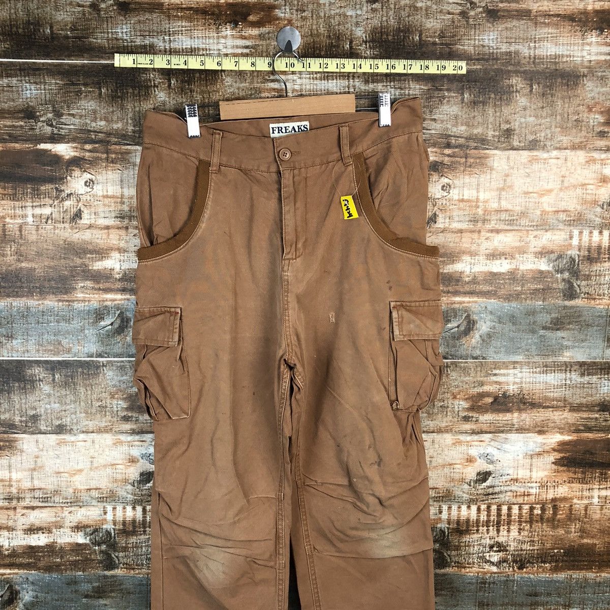 Japanese Brand Freaks Pink Cargo utility tactical Multipocket Pants #A1429 Size US 32 / EU 48 - 2 Thumbnail