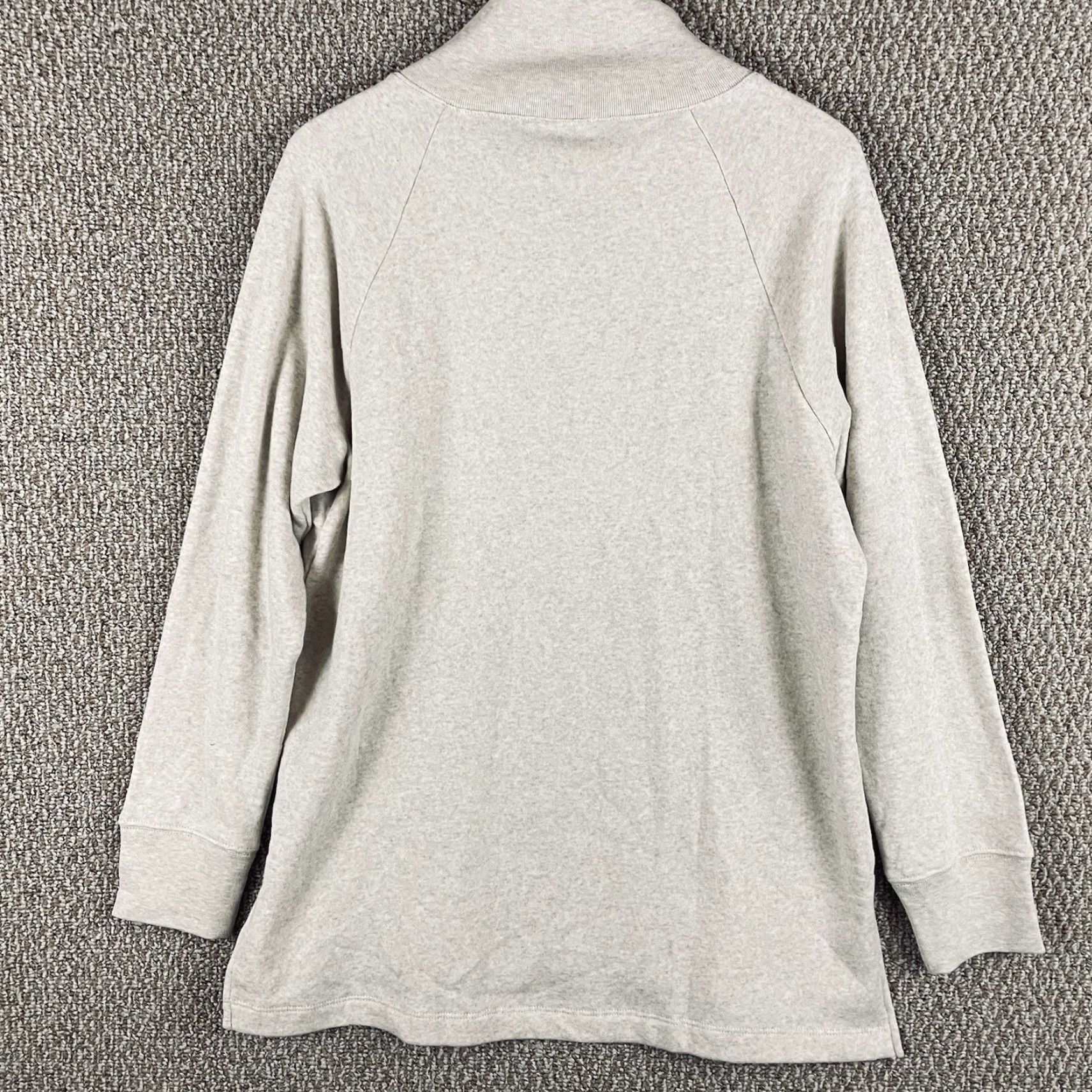 J.Crew J. Crew Sweatshirt Womens Large Tunic Button-Collar Pullover Oatmeal Beig e NWT L Size L / US 10 / IT 46 - 5 Thumbnail