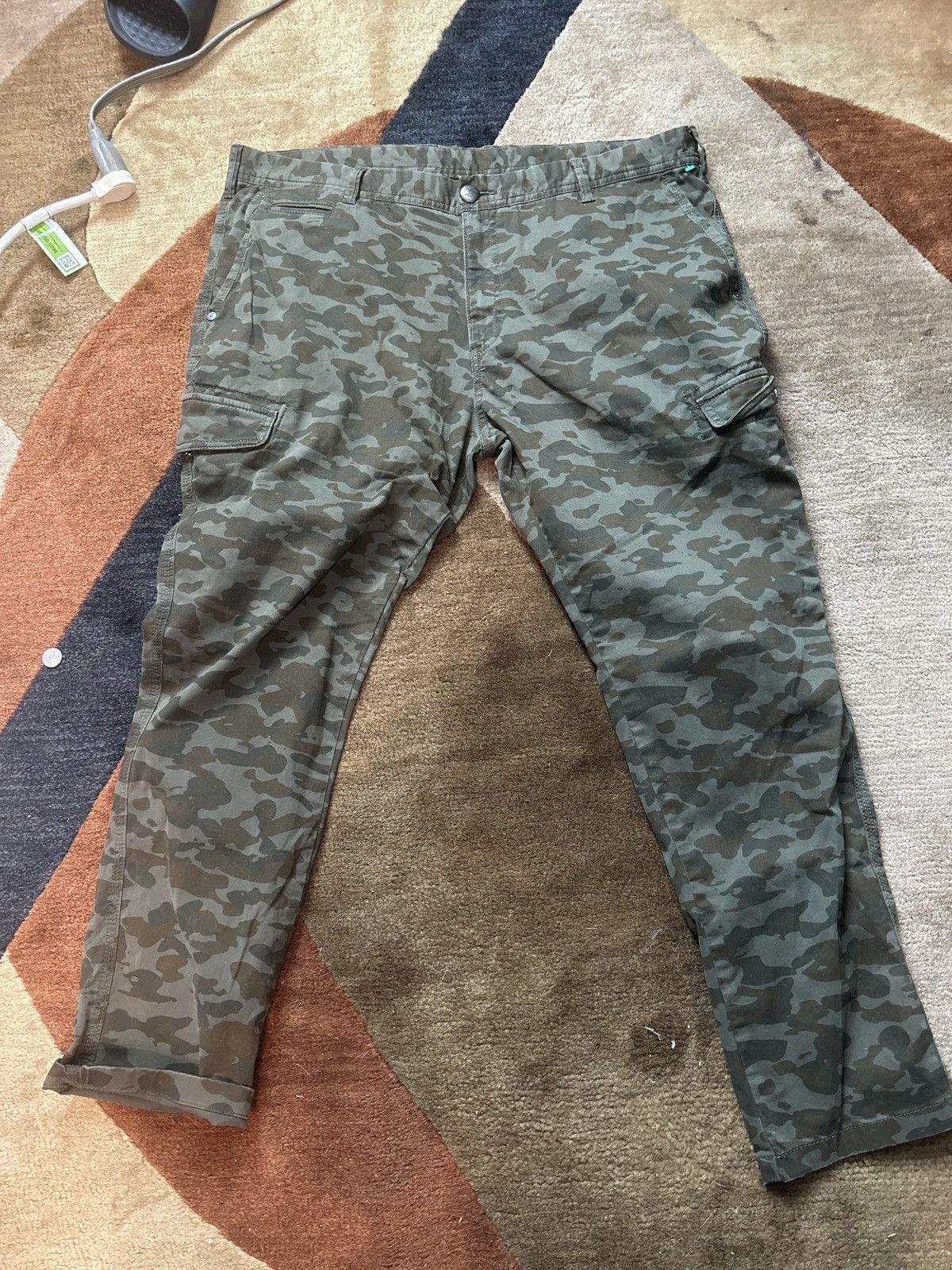 Denim & Co. × U.S. Polo Assn. Streetwear Camo Cargo Pants Size US 38 / EU 54 - 1 Thumbnail