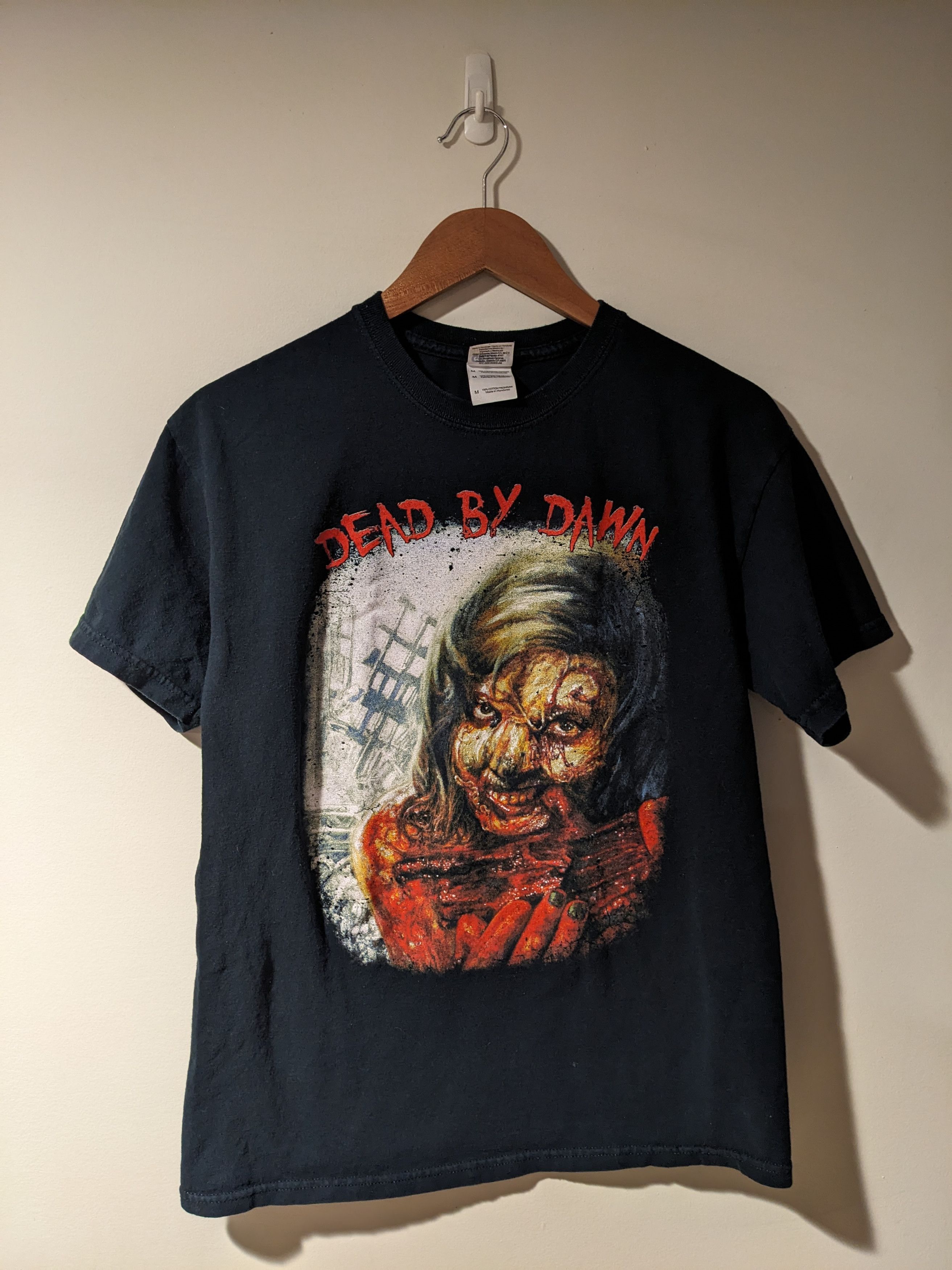 Band Tees × Vintage Vintage Dead by Dawn Band Tour Zombie Black Medium T-Shirt Size US M / EU 48-50 / 2 - 1 Thumbnail