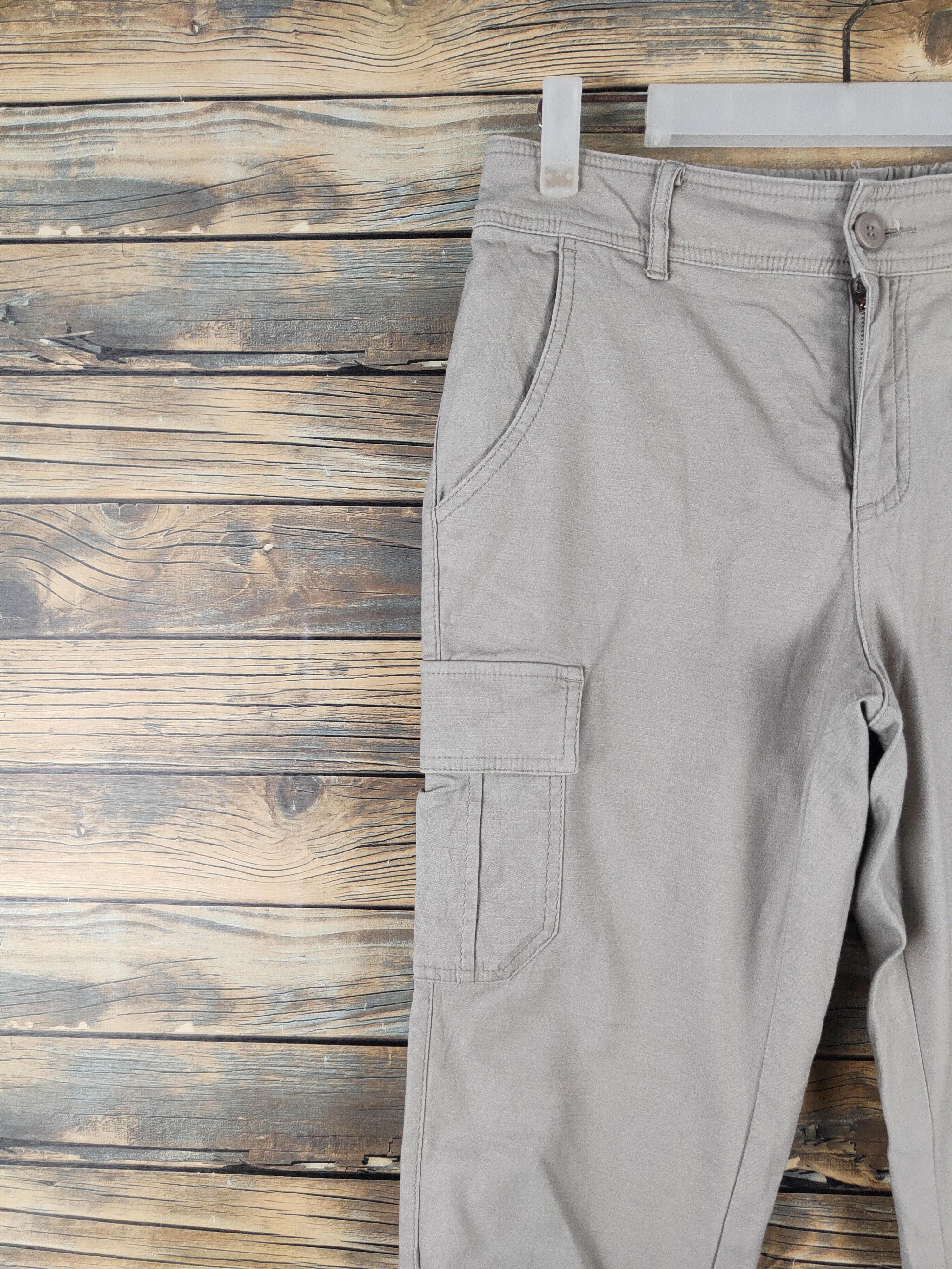 Japanese Brand DL Elle Gray Multipocket Tactical Cargo Pants #770 Size US 29 - 3 Thumbnail