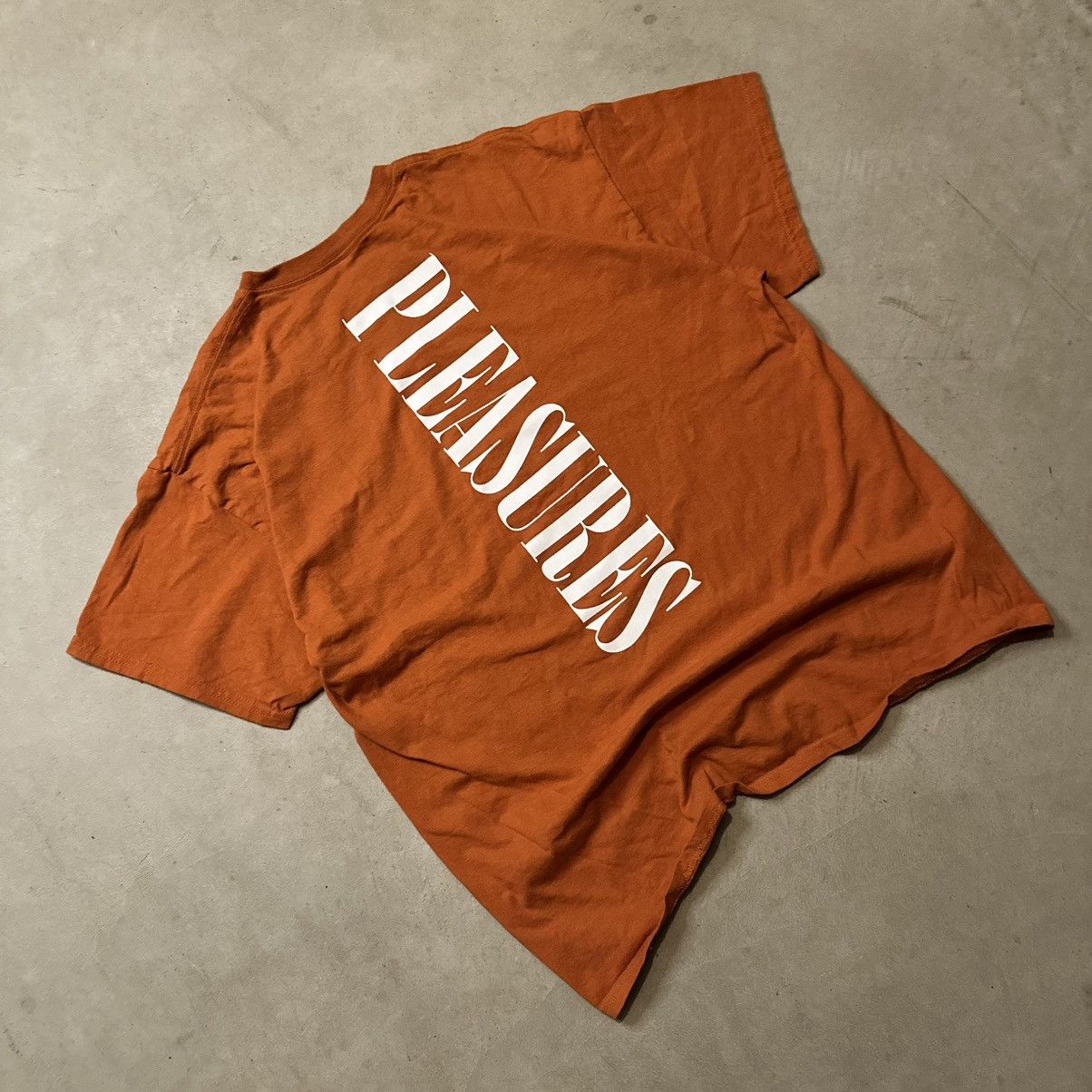 Pleasures Burnt Orange Pleasures Streetwear T-Shirt Size XL Size US XL / EU 56 / 4 - 1 Thumbnail