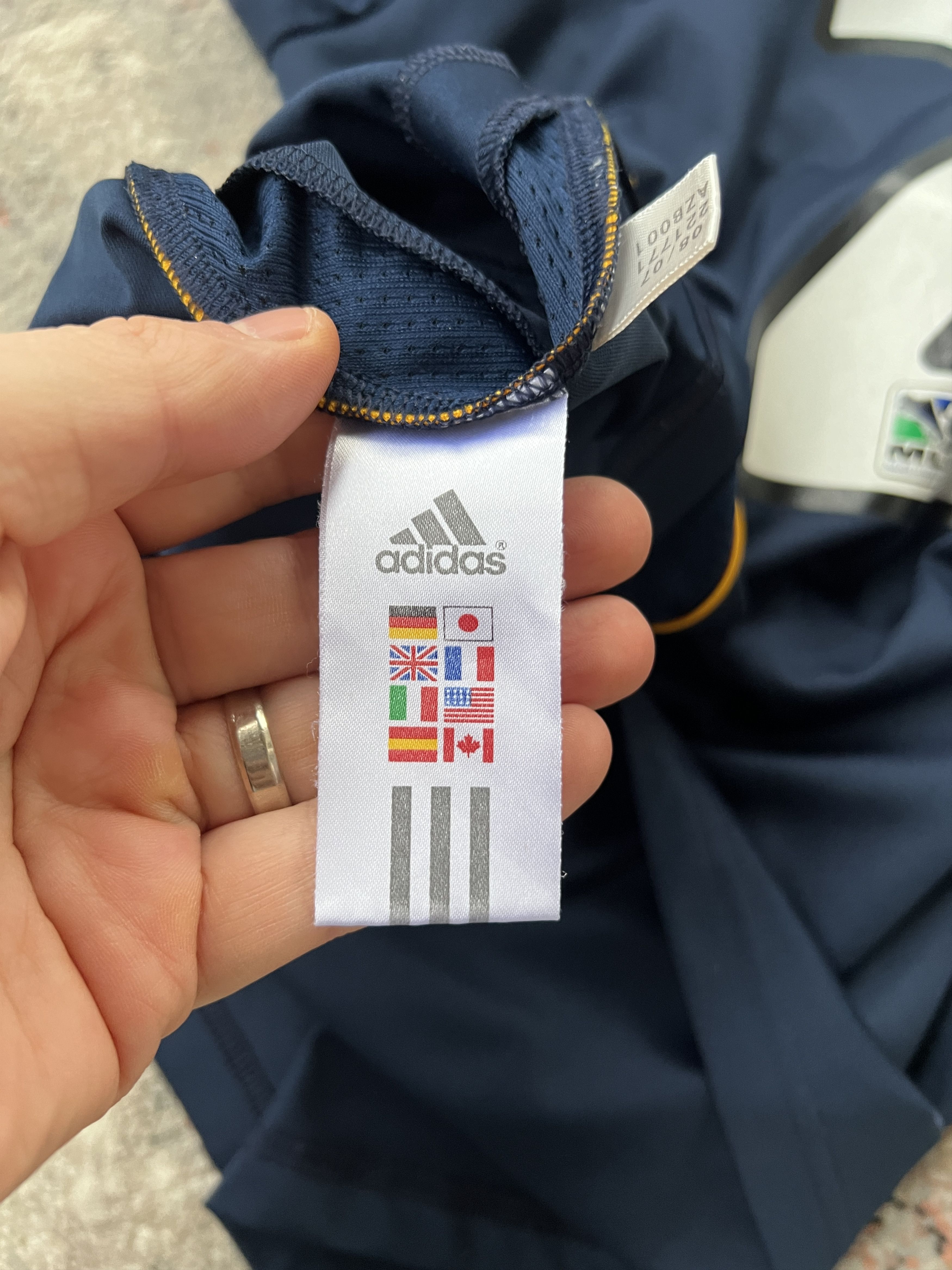 Adidas Adidas LA Galaxy Beckham 23 MLS Jersey Size US L / EU 52-54 / 3 - 7 Thumbnail