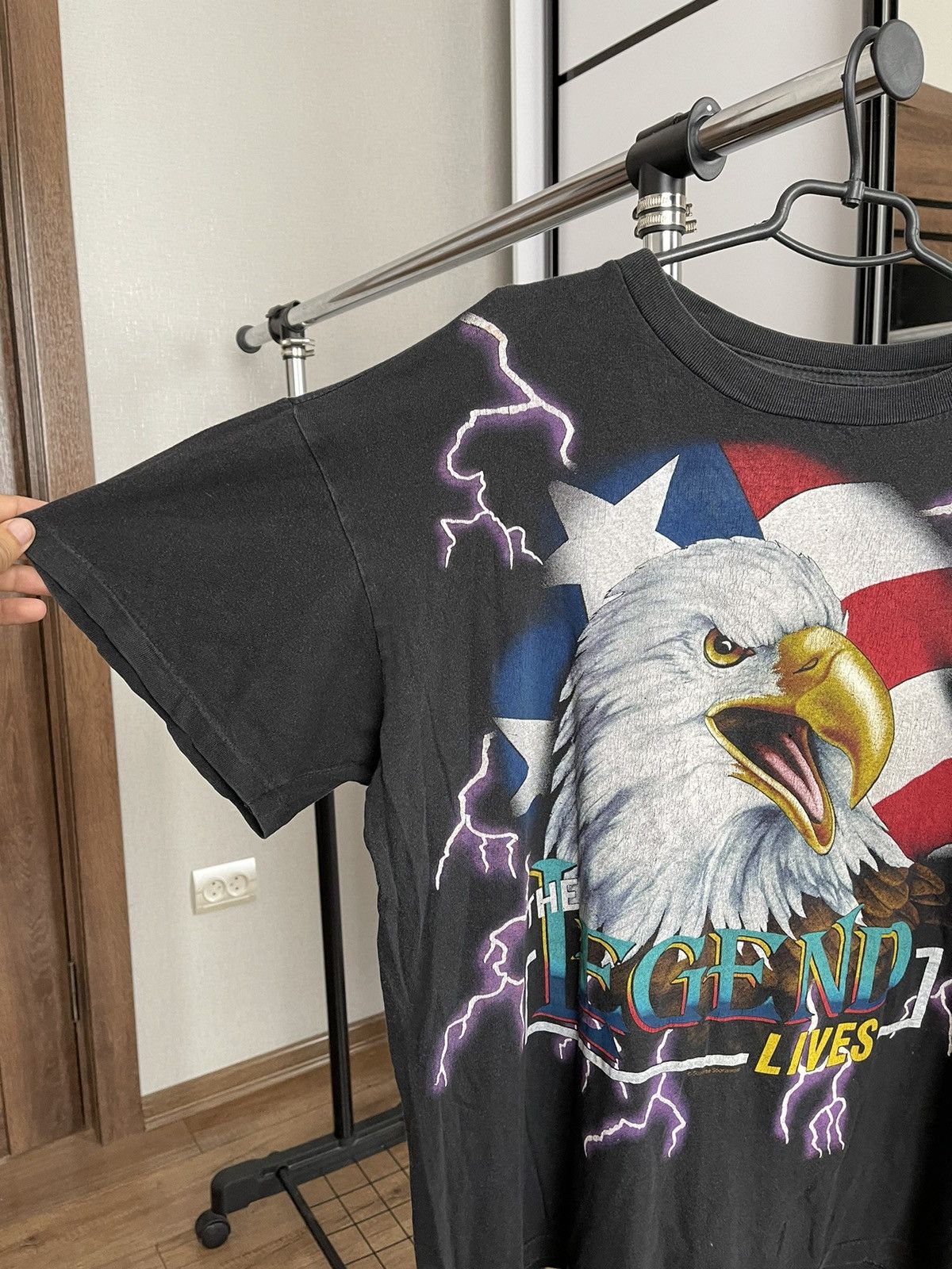 Vintage American Eagles Thunder Vintage USA T-Shirt Tee 90s Size US L / EU 52-54 / 3 - 5 Thumbnail